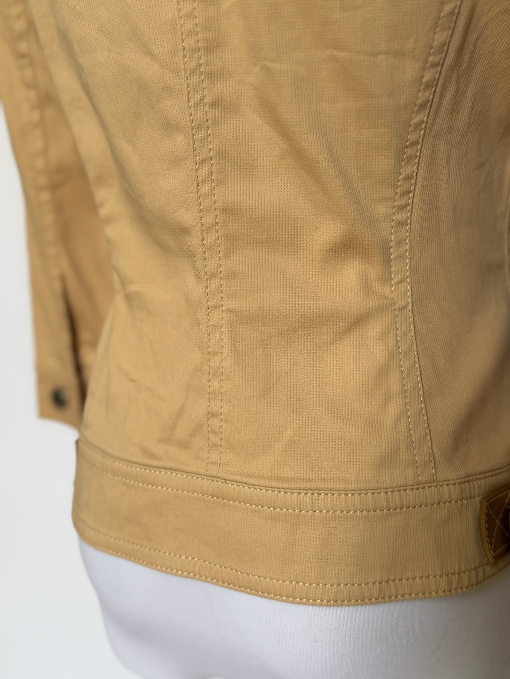 Vintage Beige Fitted Jacket (XS Petite)