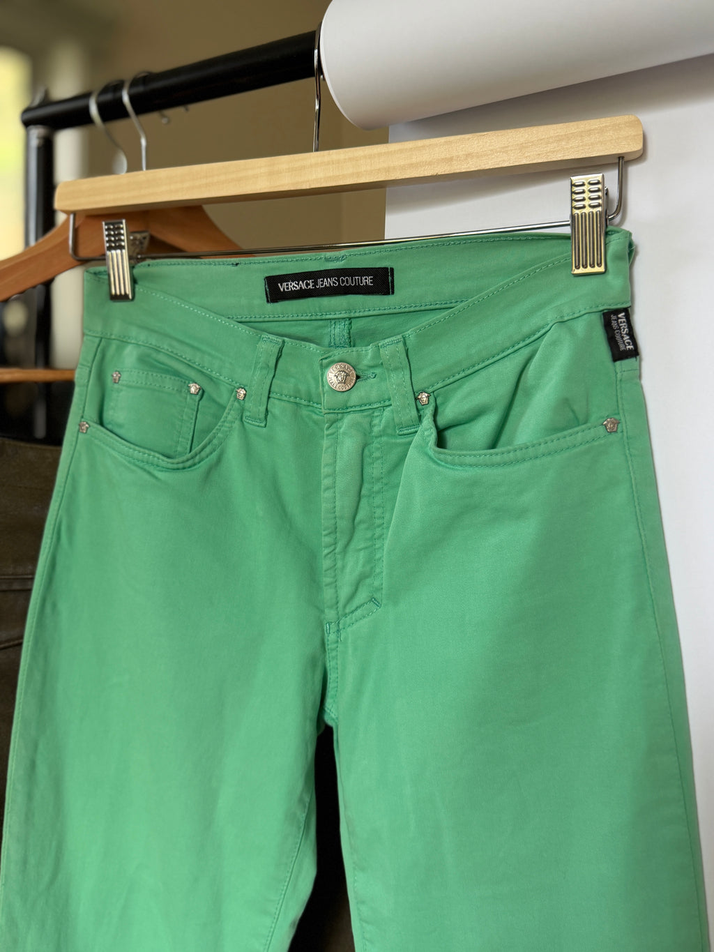 Versace Vintage Cotton Pants (XS Petite)