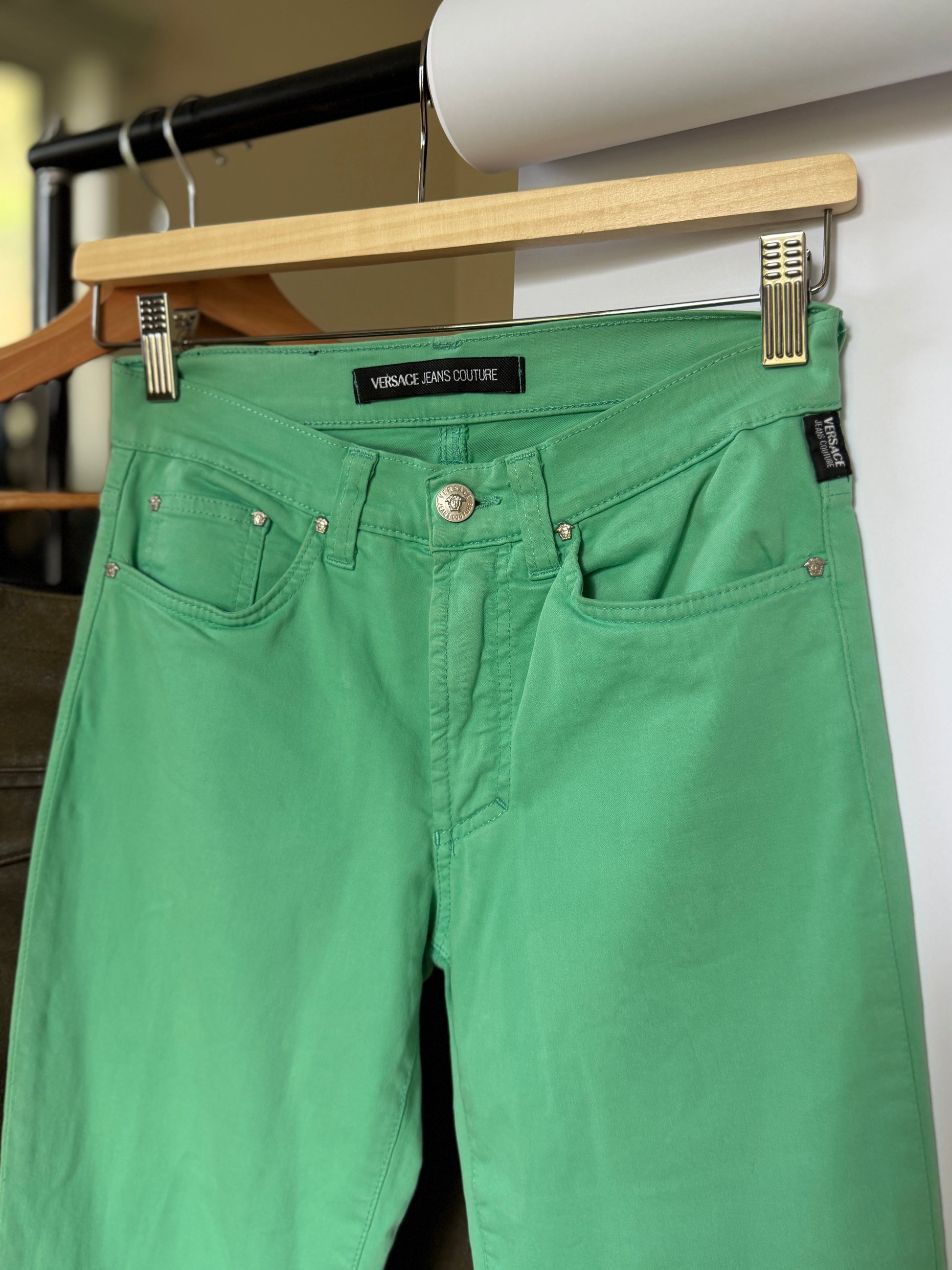 Versace Vintage Cotton Pants (XS Petite)