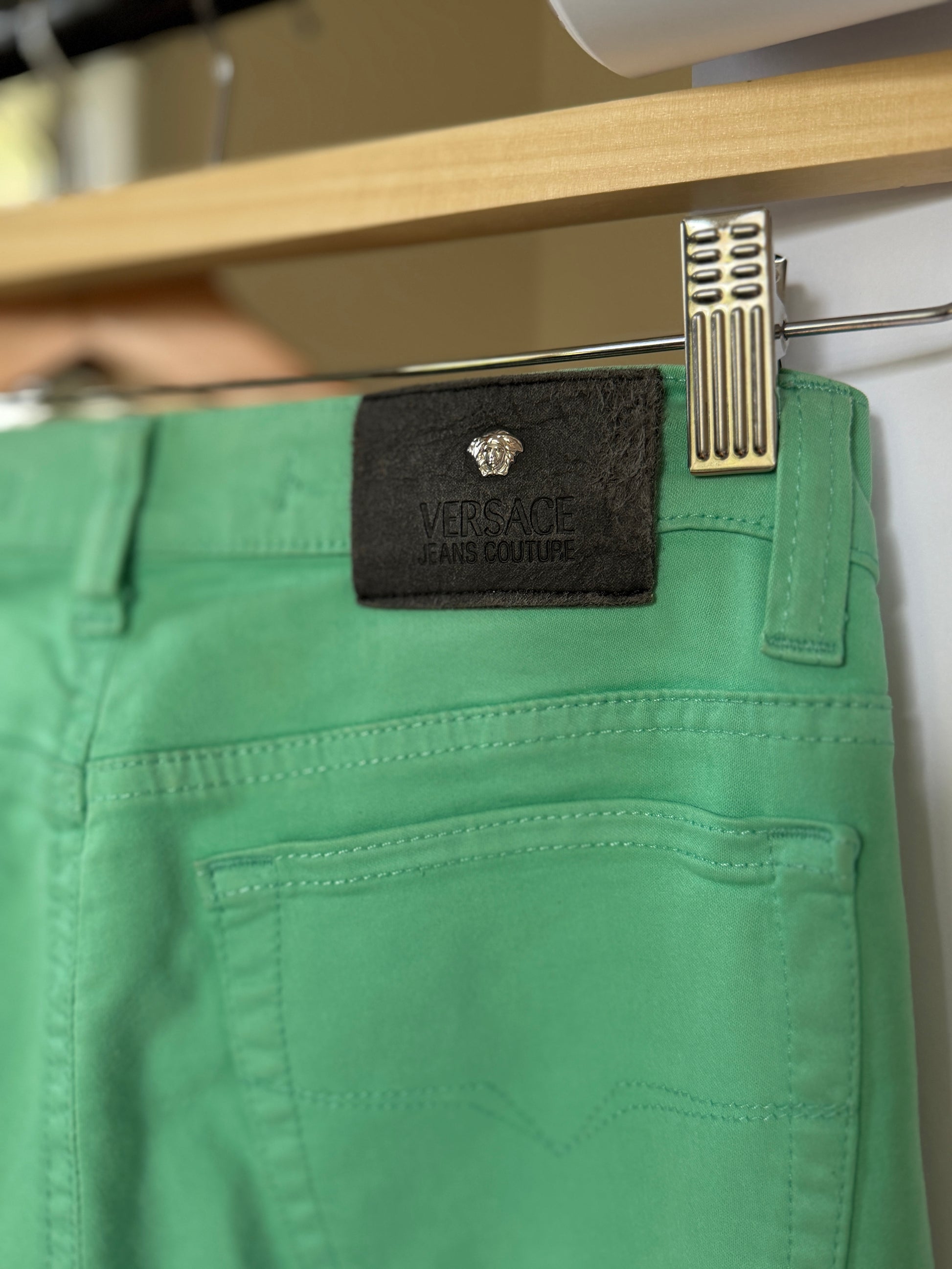 Versace Vintage Cotton Pants (XS Petite)