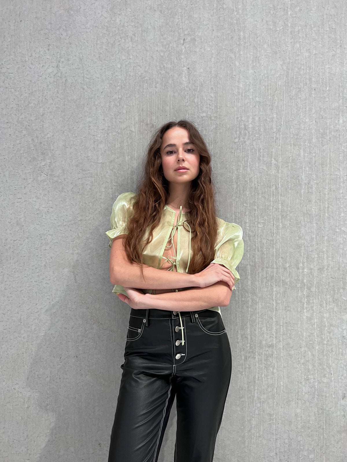 Jett Faux Leather Jeans — Limited Edition