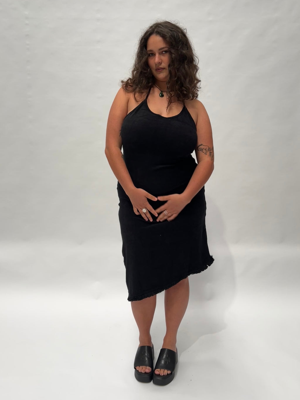 Little Miss Sunrise Dress — Midnight