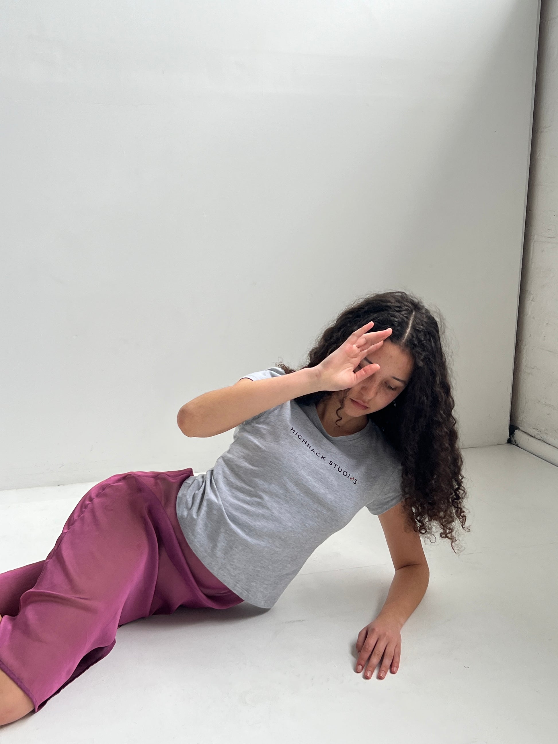 90s Grey Baby Tee