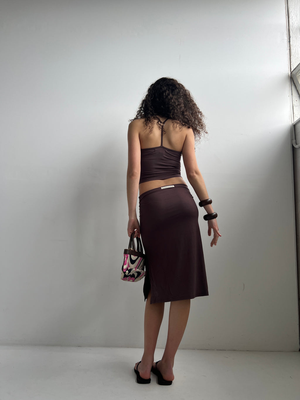 Aquila O'Ring Tank Top — Umber
