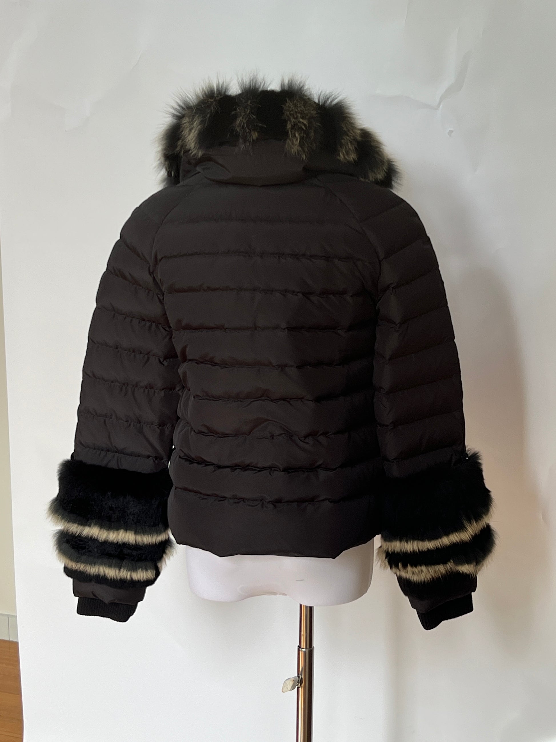Galliano Puffer w Fox Fur Trim (S)