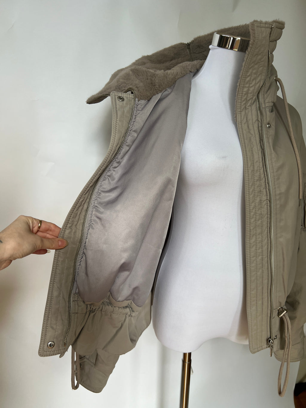 Vintage 90s Funnel Neck Jacket (M/L)