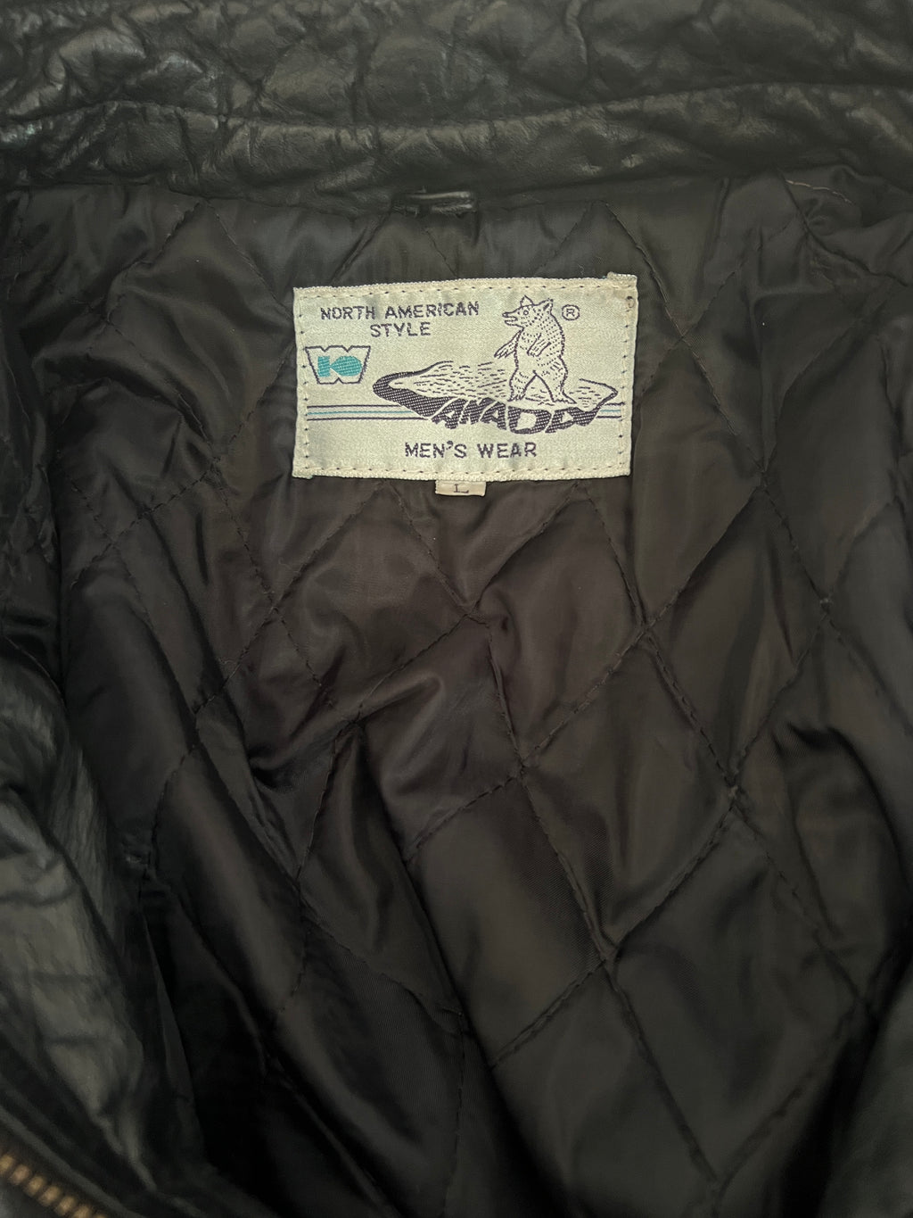 Vintage 80s Leather Jacket (L)
