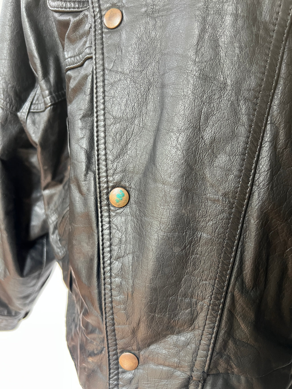 Vintage 80s Leather Jacket (L)