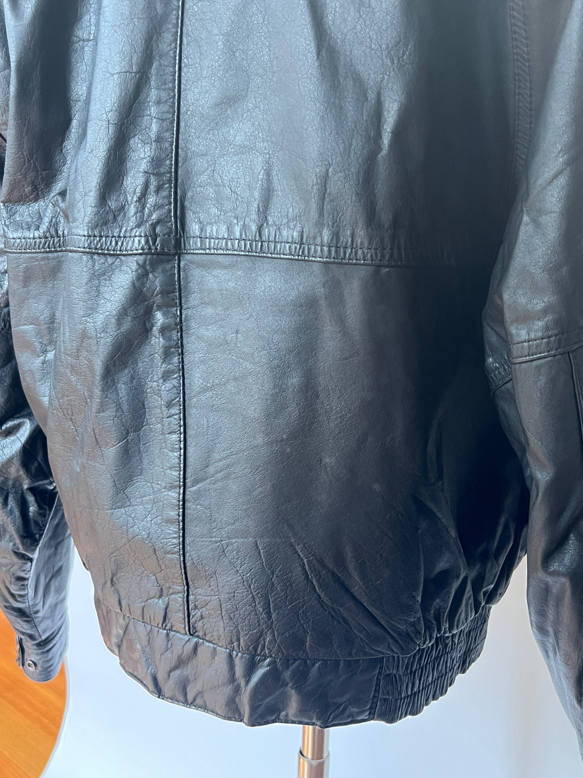Vintage 80s Leather Jacket (L)