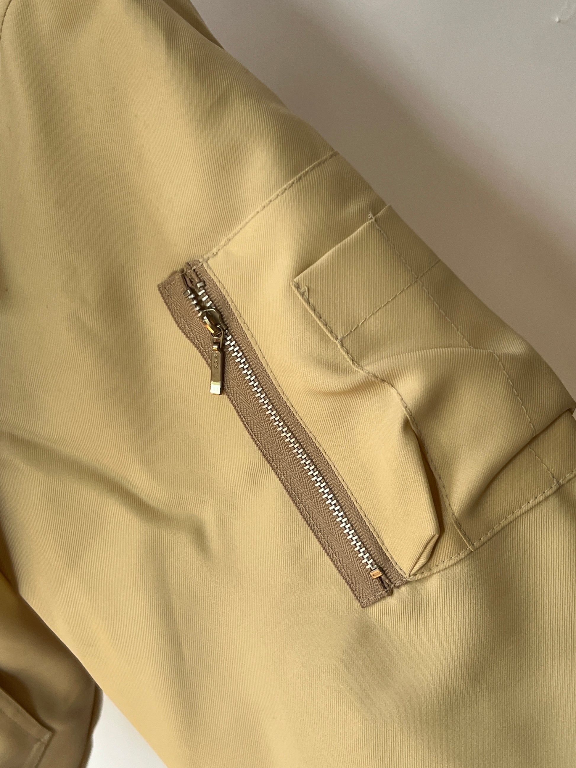 Deadstock Vintage Fleece-Lined Bomber Jacket (L)