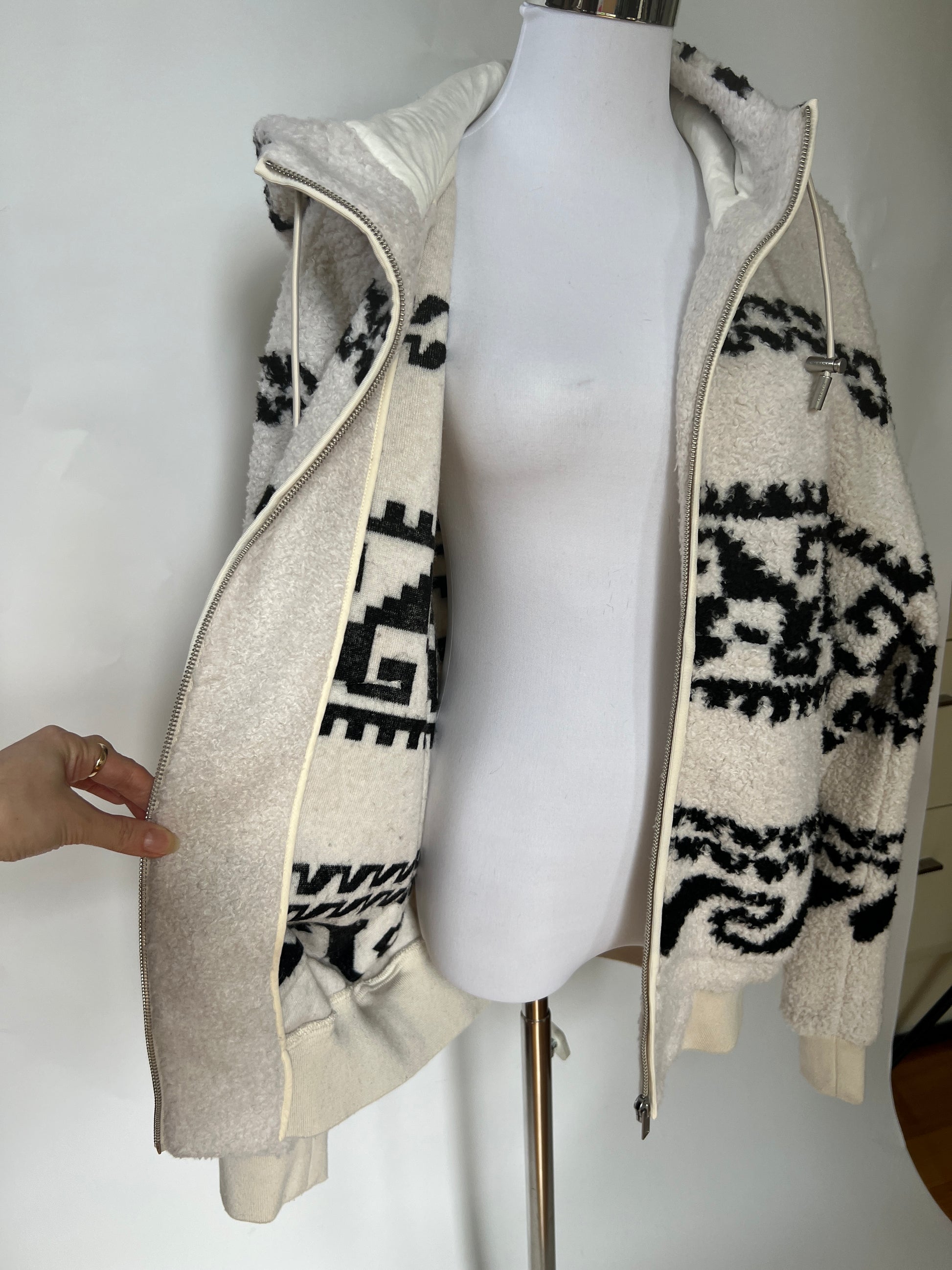 Isabel Marant Fleece Zip Hoodie (S)