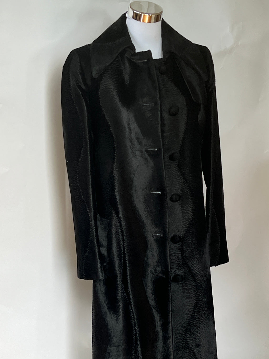Viktor & Rolf Textured Velvet Long Coat (M)