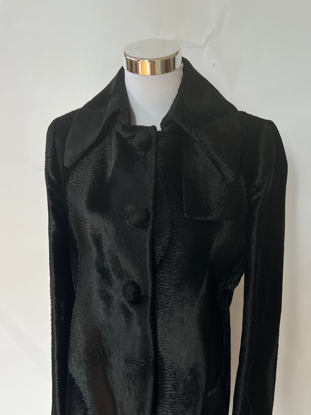 Viktor & Rolf Textured Velvet Long Coat (M)