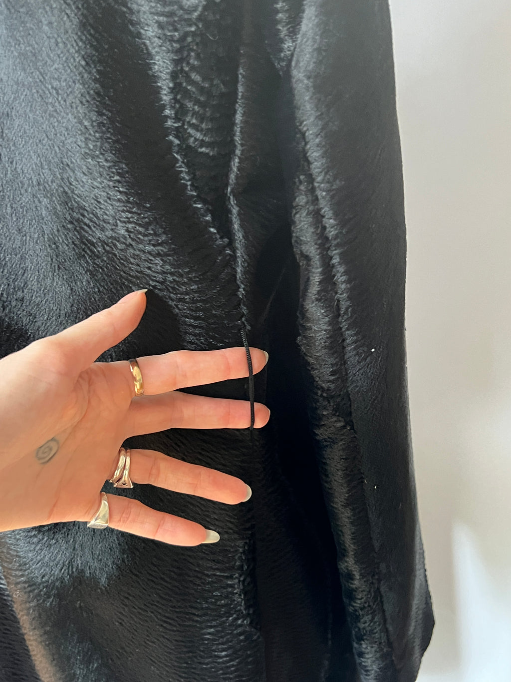Viktor & Rolf Textured Velvet Long Coat (M)