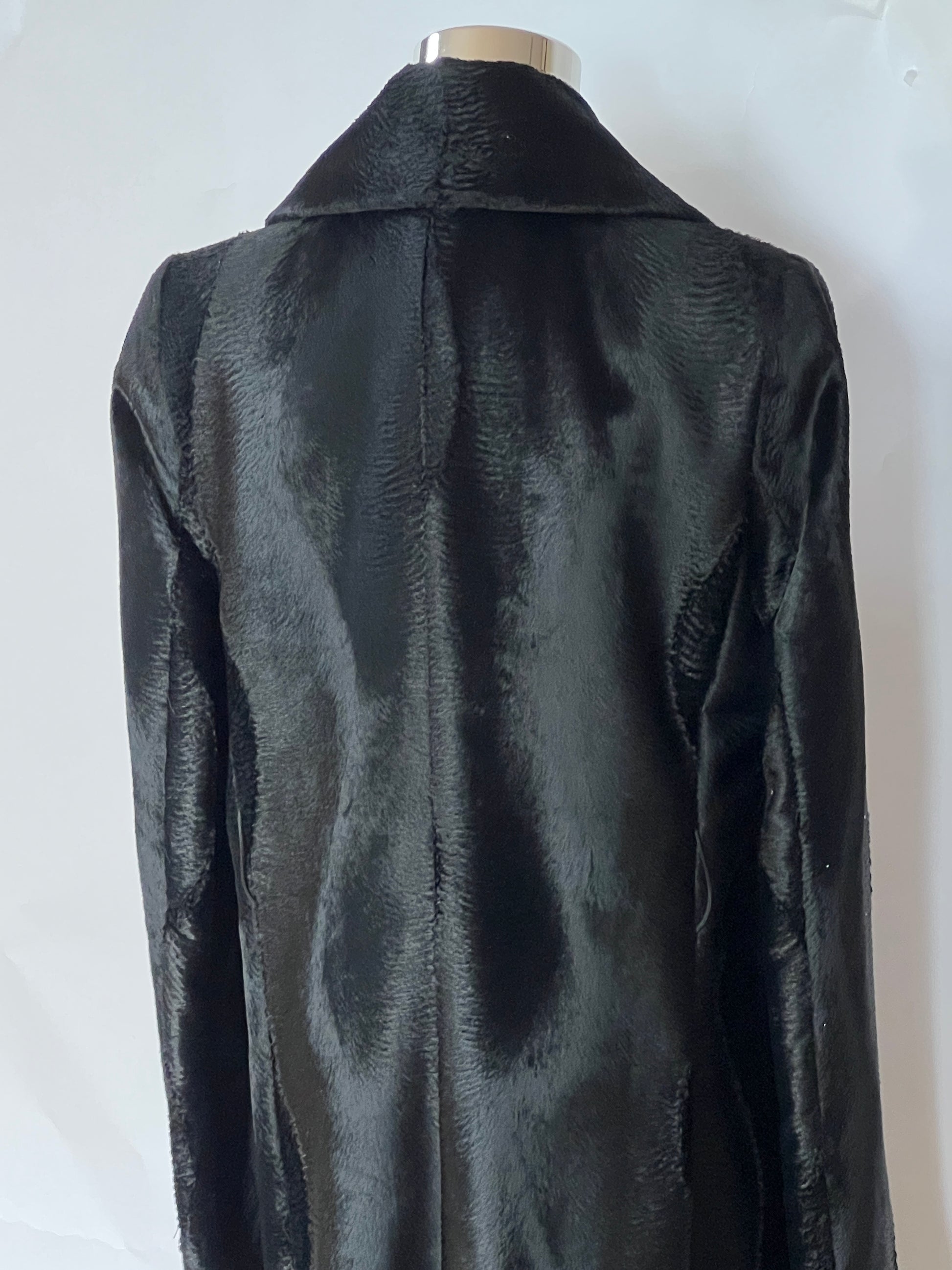 Viktor & Rolf Textured Velvet Long Coat (M)