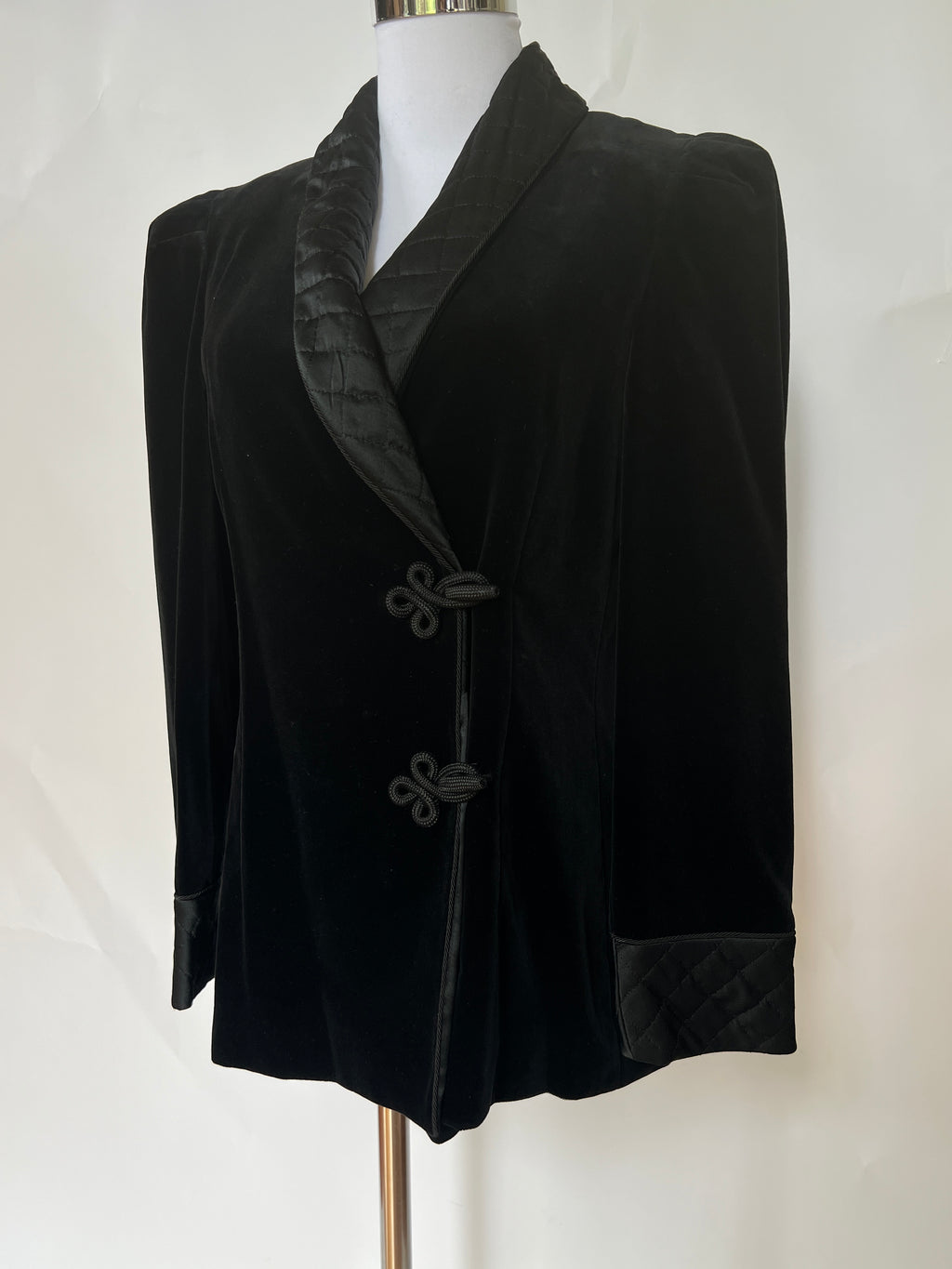 Vintage Velvet Smoking Jacket (XS/S)