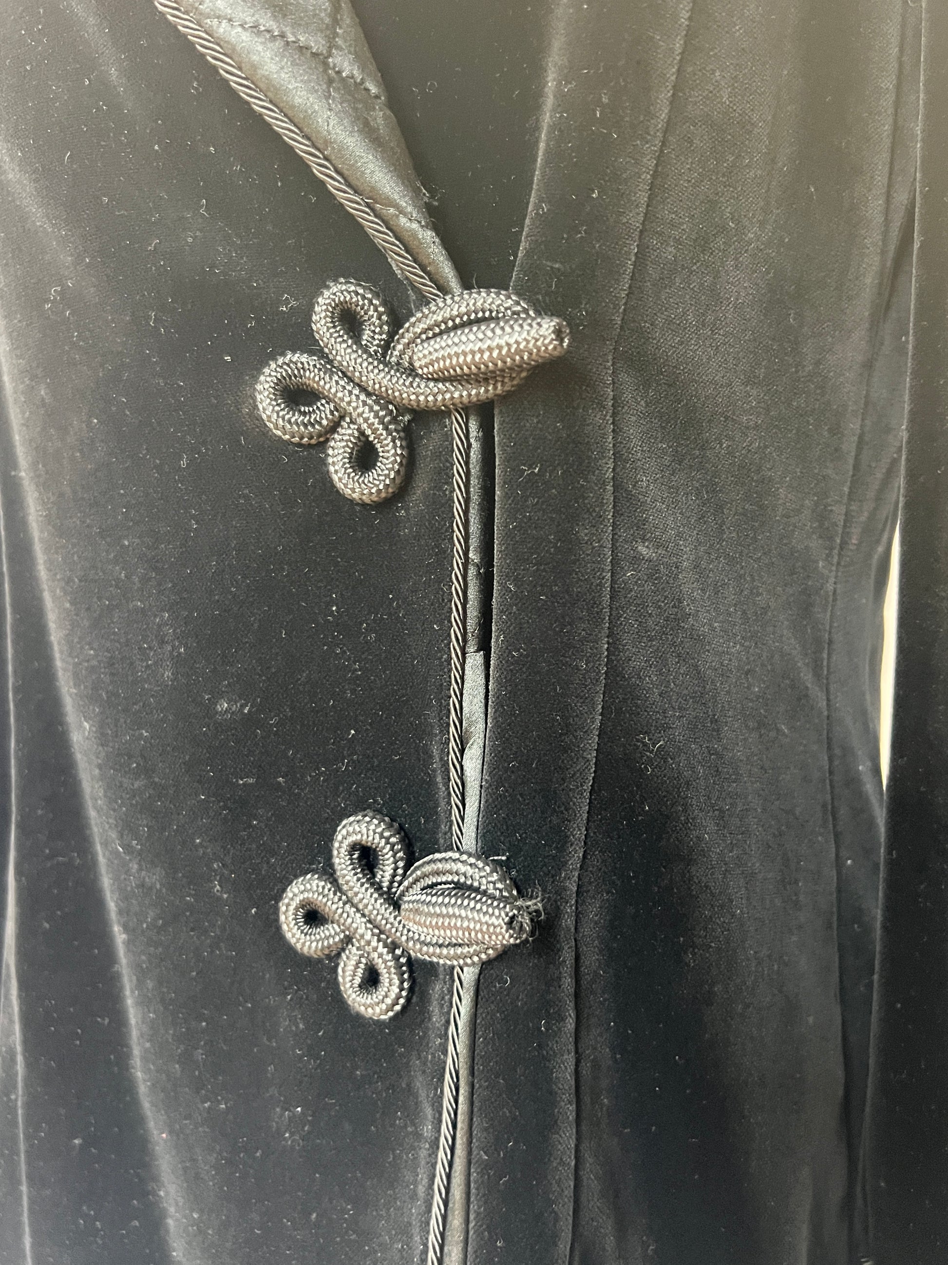 Vintage Velvet Smoking Jacket (XS/S)