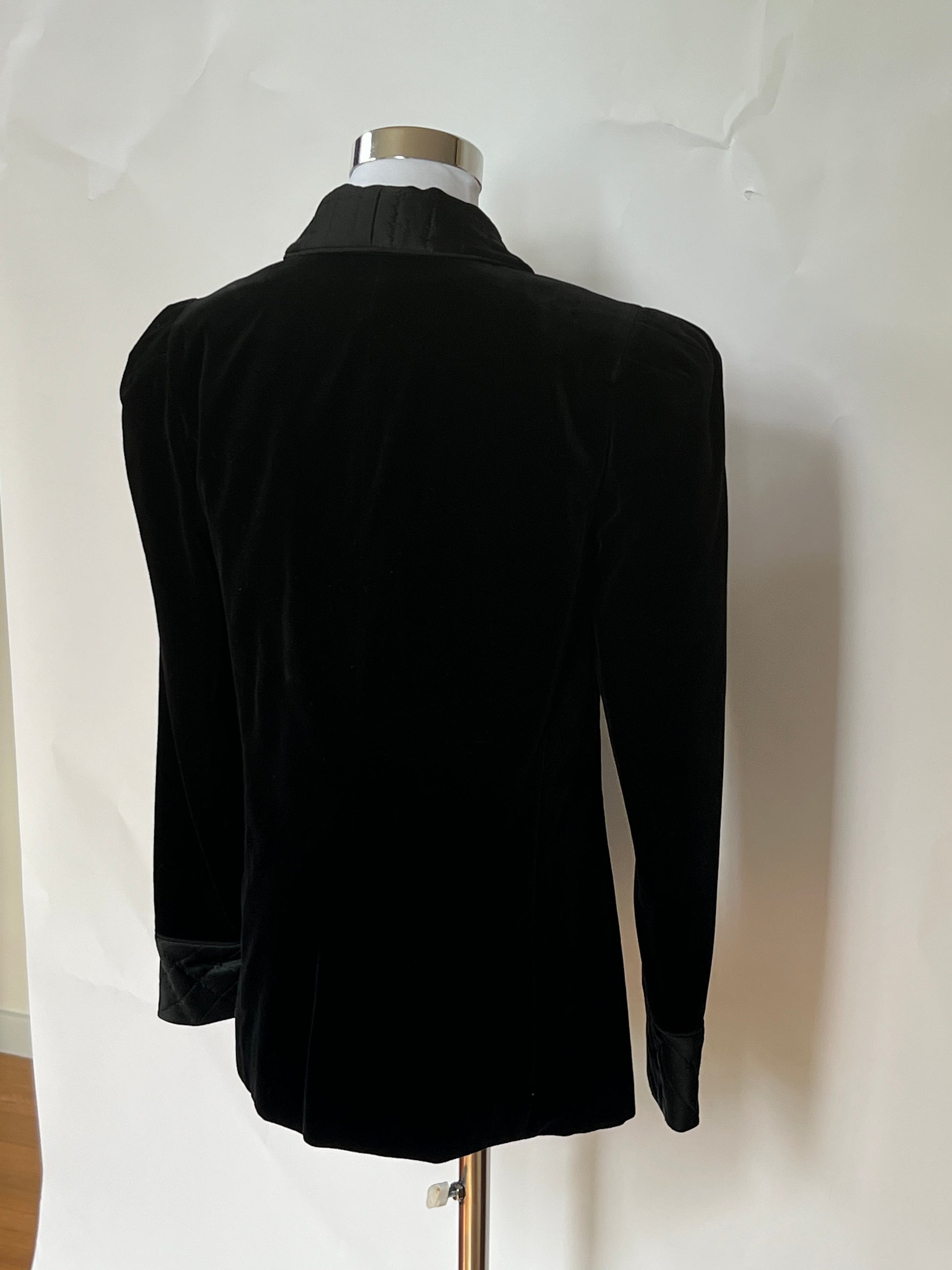 Vintage Velvet Smoking Jacket (XS/S)
