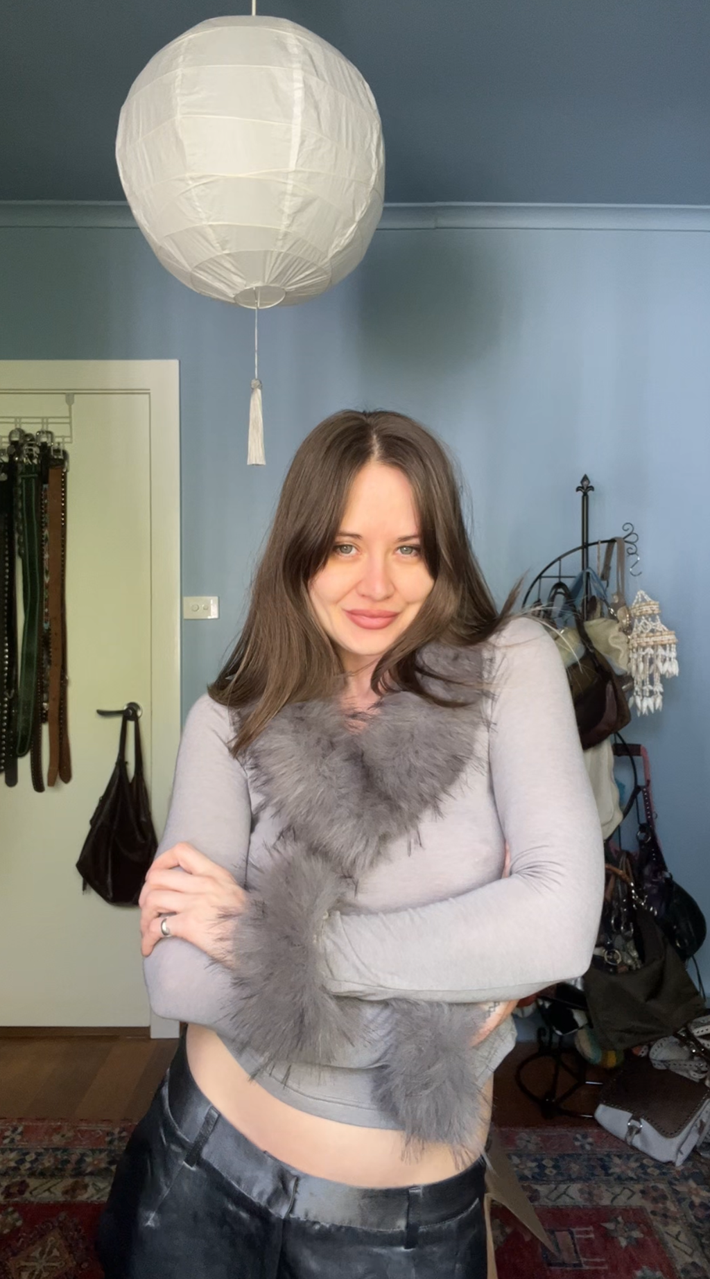 Off Duty Top — Faux Fur