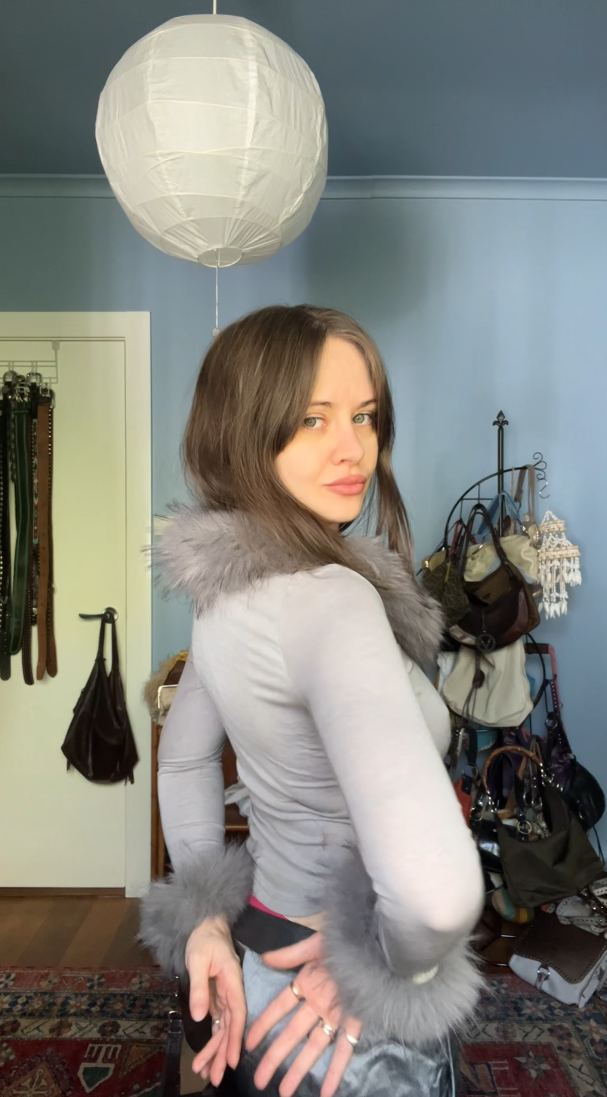 Off Duty Top — Faux Fur