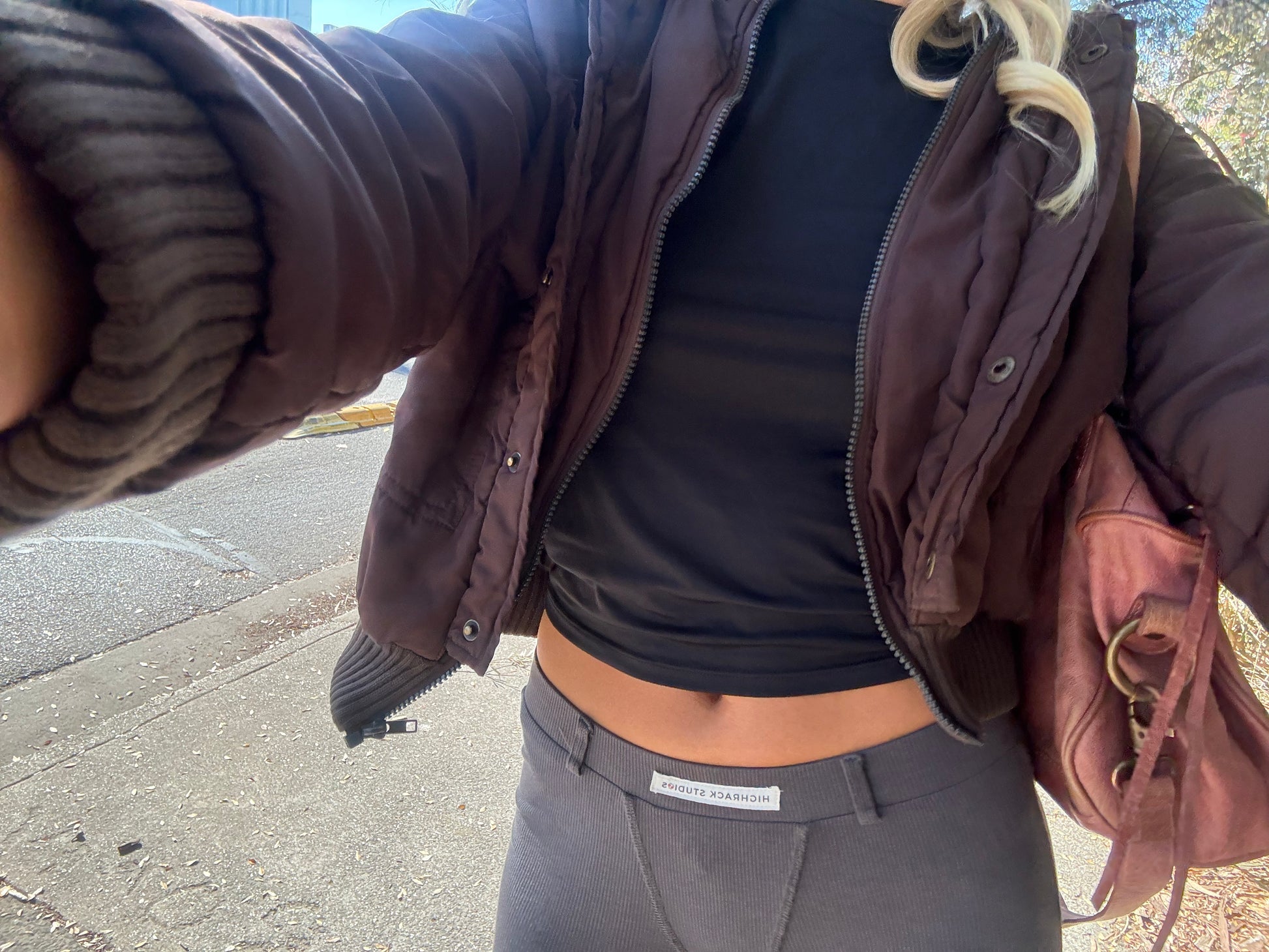 Sublime Bamboo Flares — Charcoal Rib