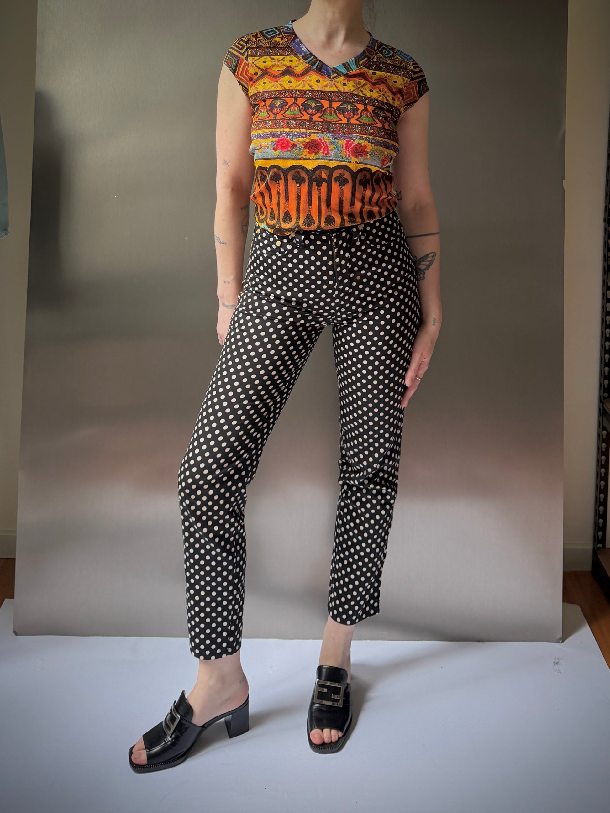 Todd Oldham 1994 Printed Top (XS)