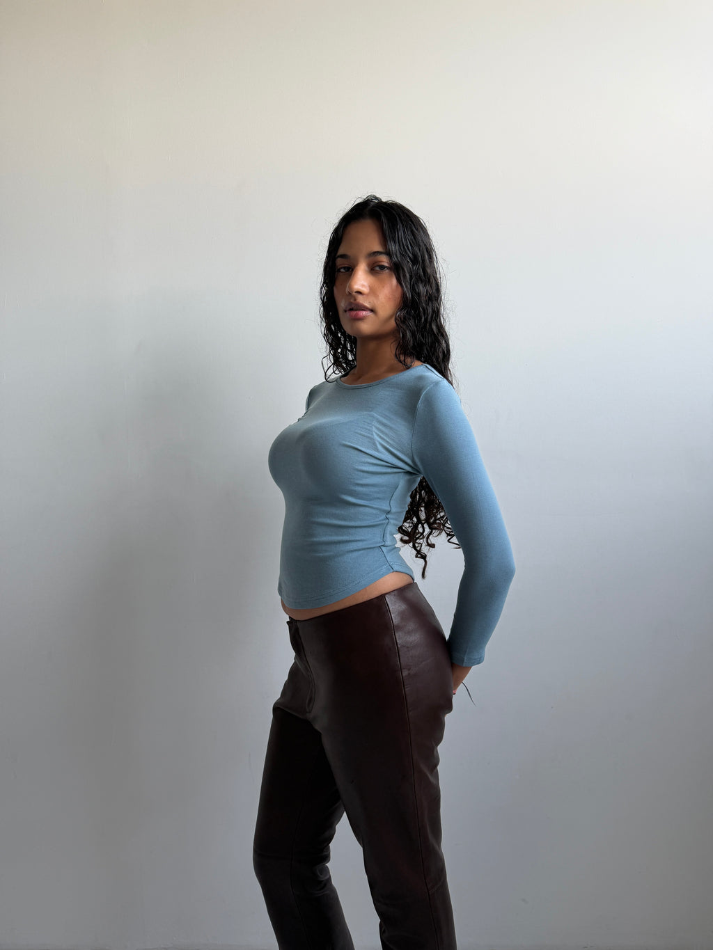 Off Duty Top — Steel
