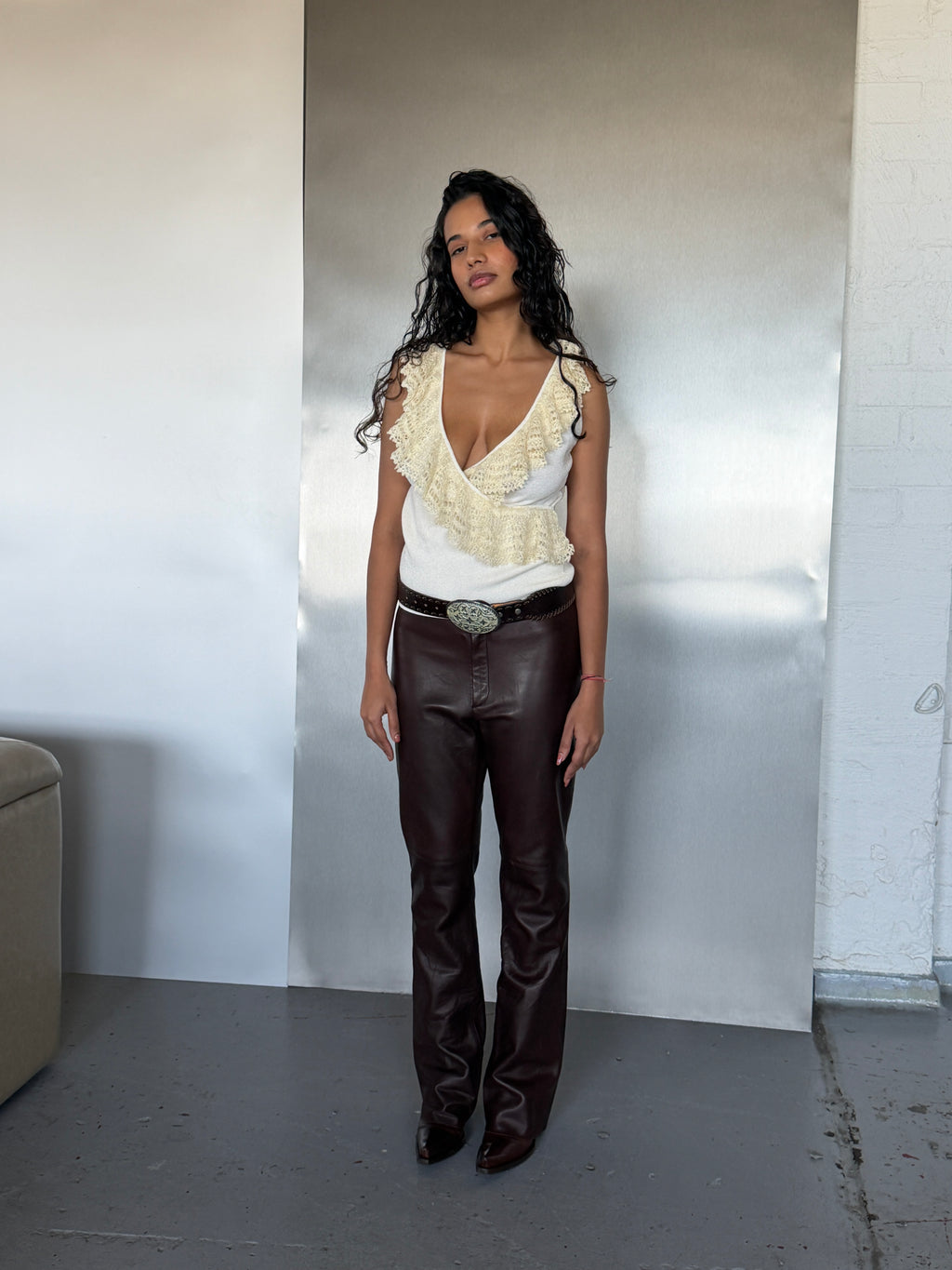Ralph Lauren Leather Pants (M)