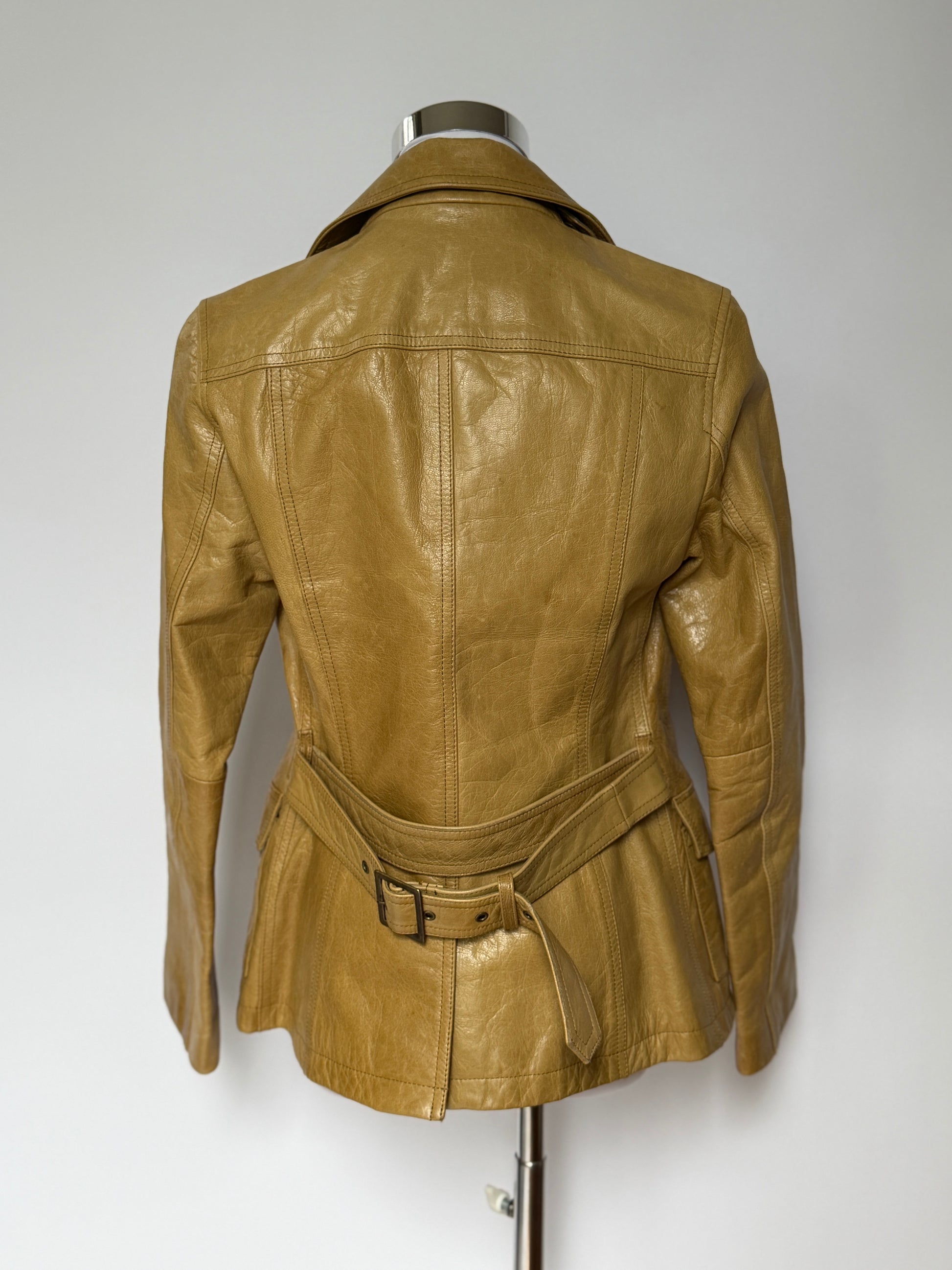 Vintage Japanese Leather Jacket (XS)