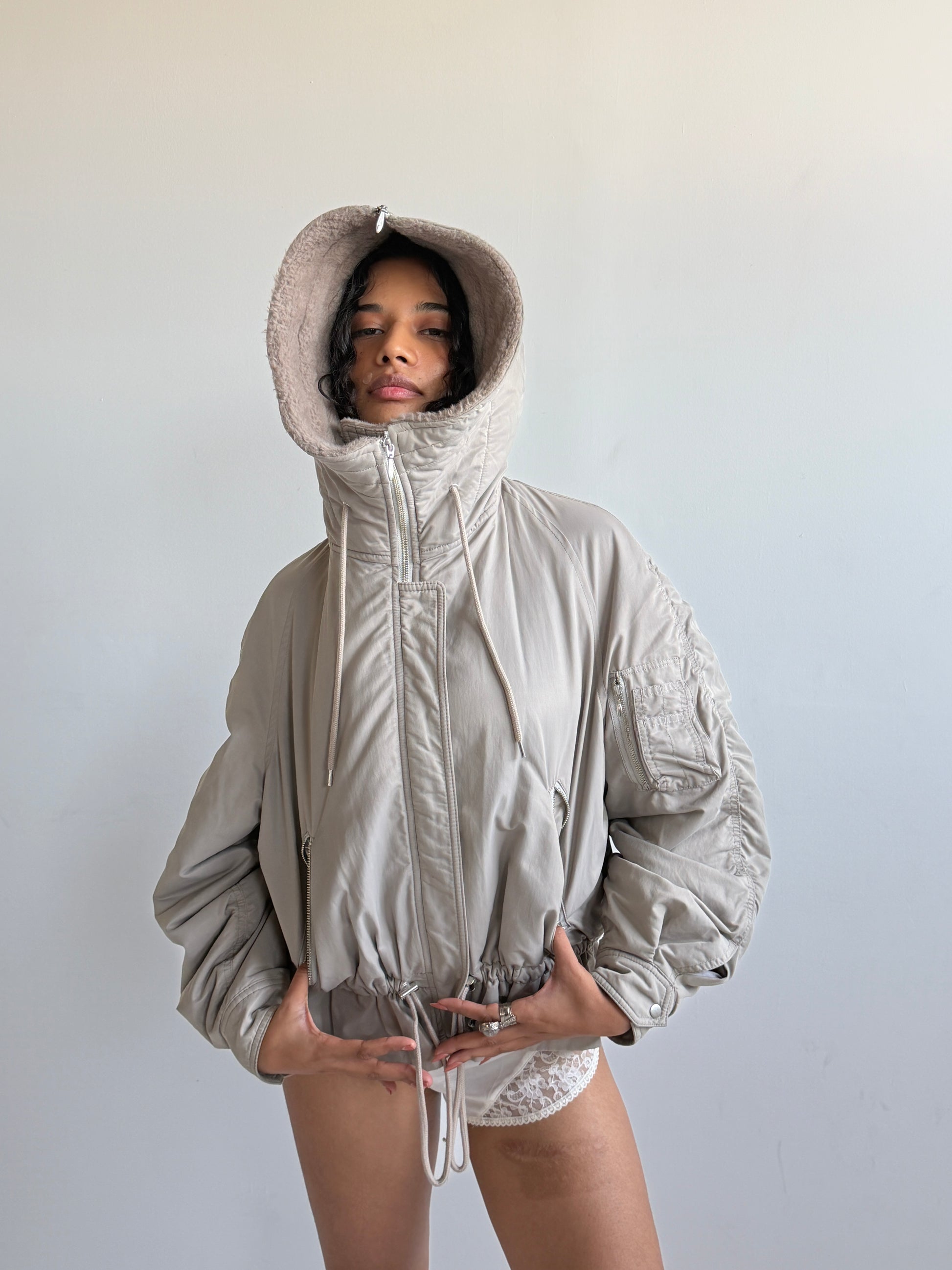 Vintage 90s Funnel Neck Jacket (M/L)