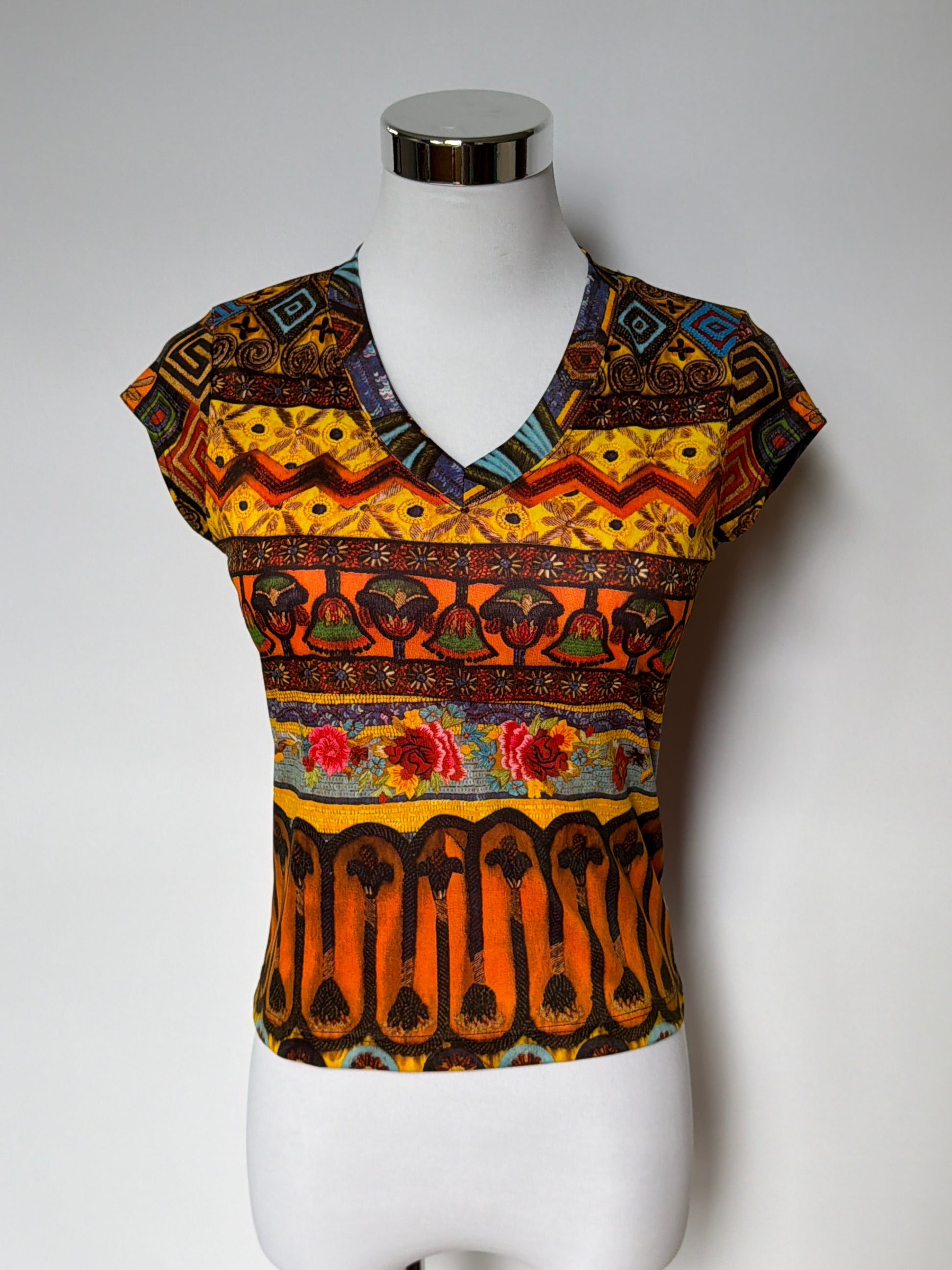 Todd Oldham 1994 Printed Top (XS)