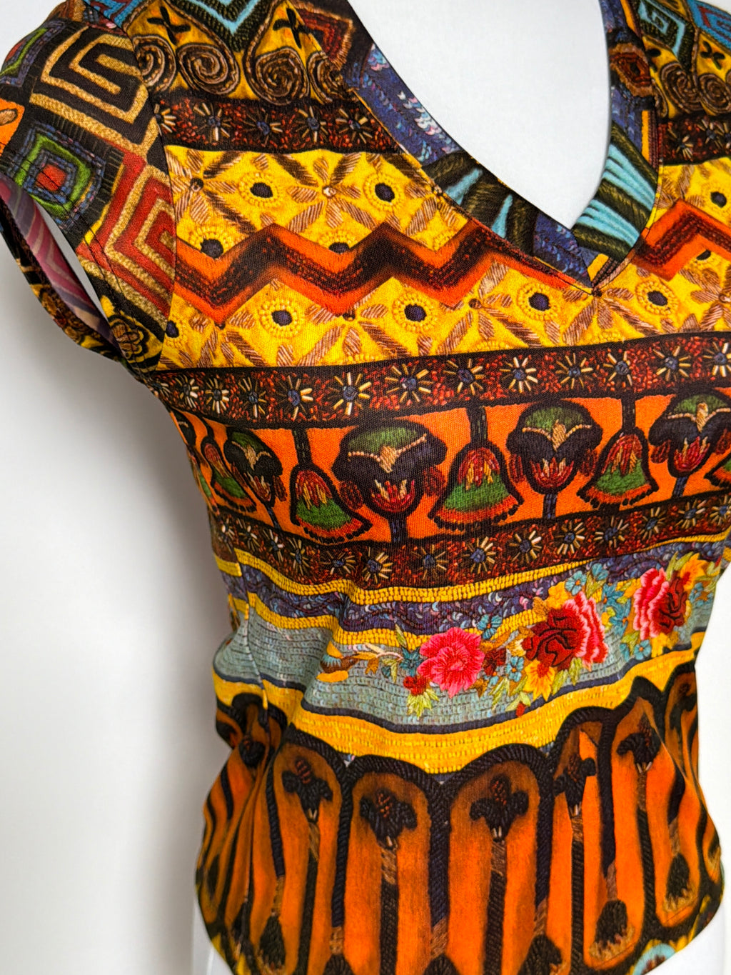 Todd Oldham 1994 Printed Top (XS)