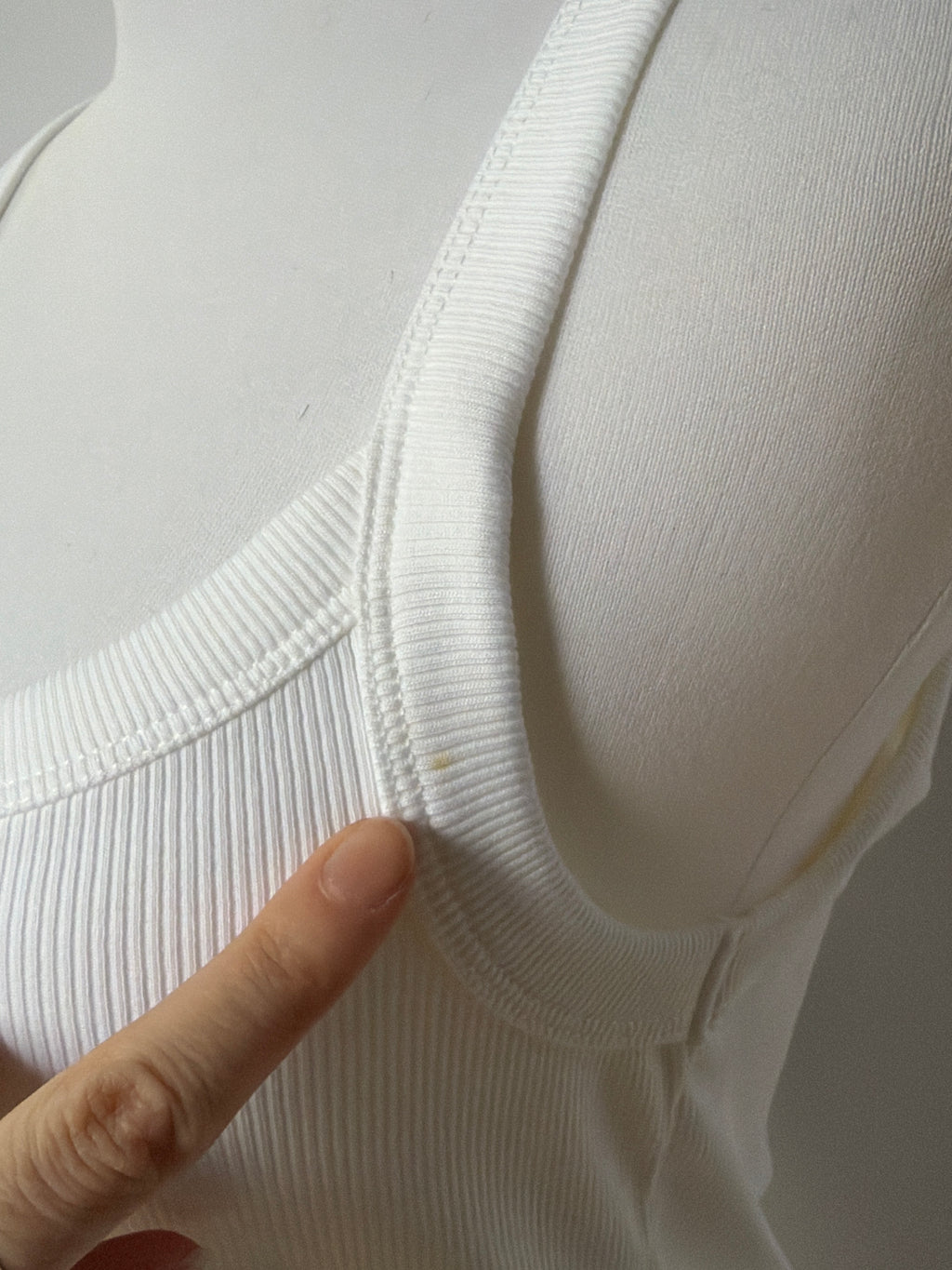 CK Logo Ribbed Tank (M)