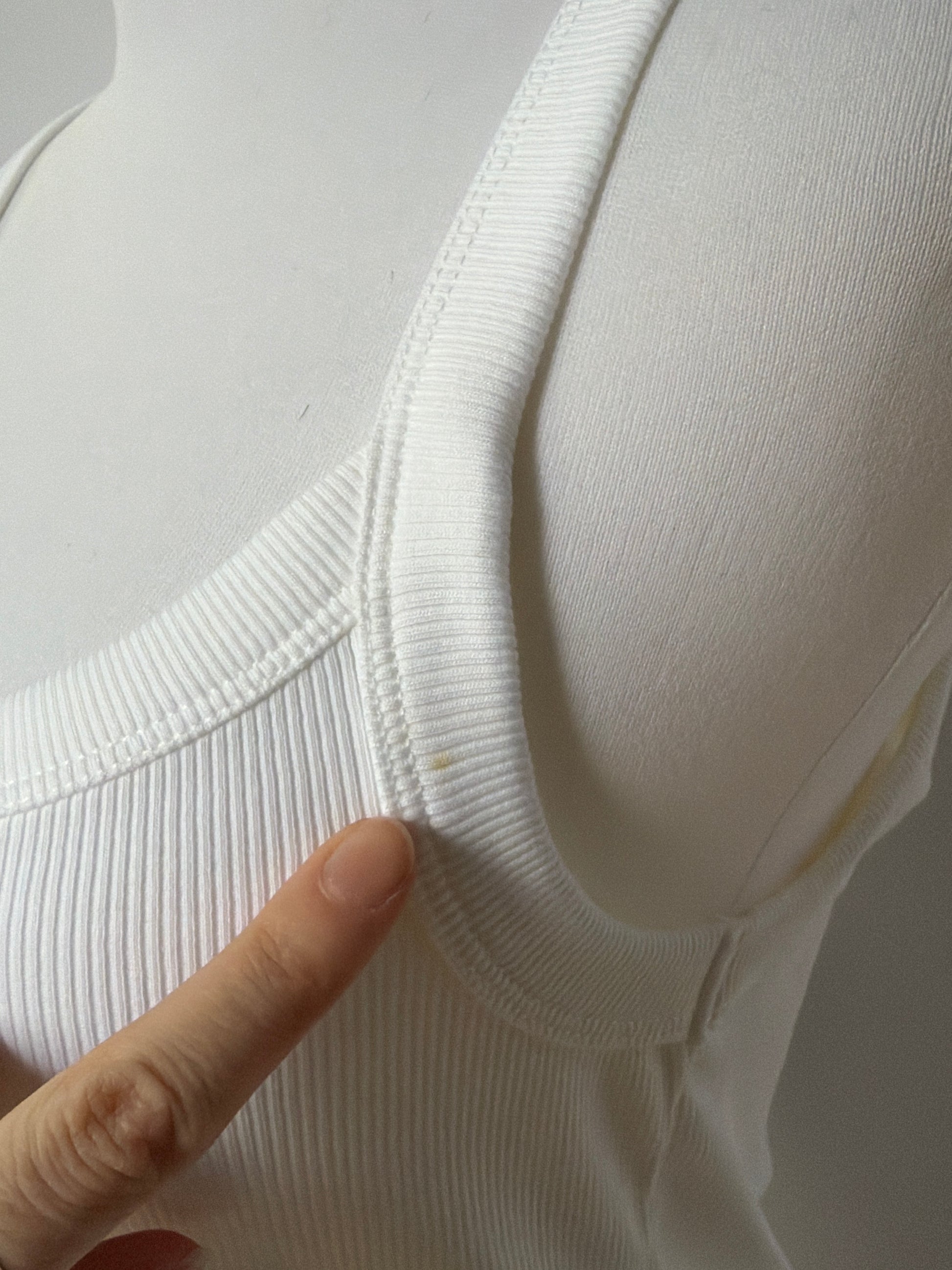 CK Logo Ribbed Tank (M)