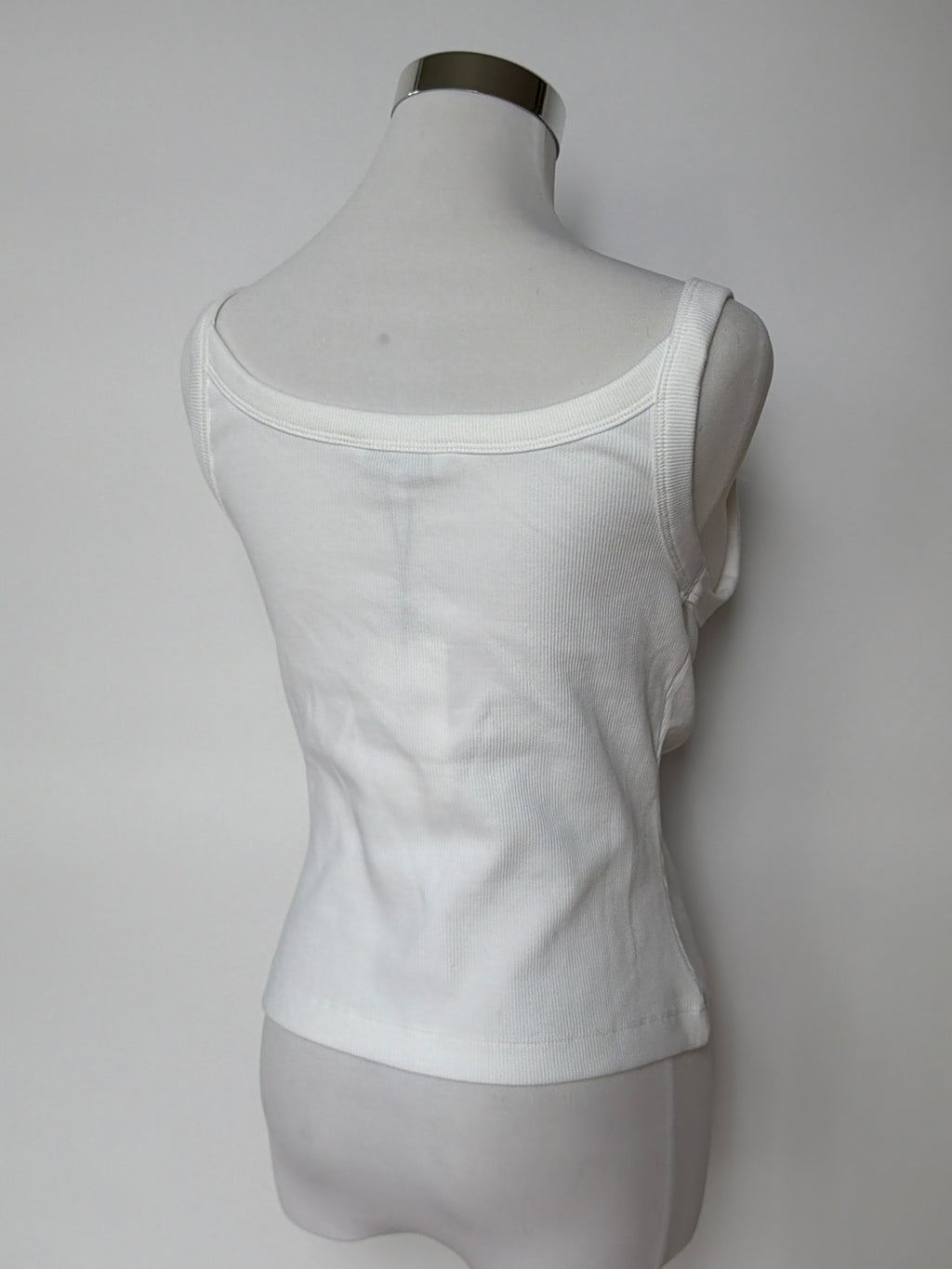 CK Logo Ribbed Tank (M)