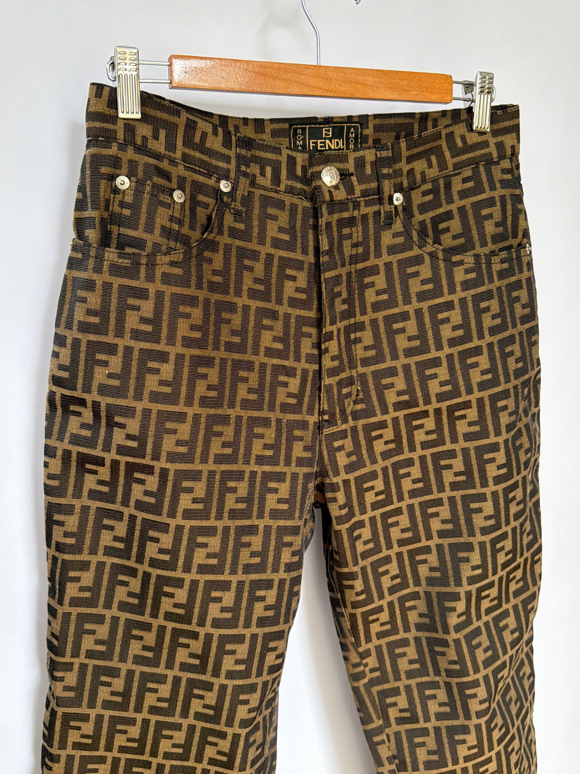 Zucca Monogram Straight Leg Pants (L)
