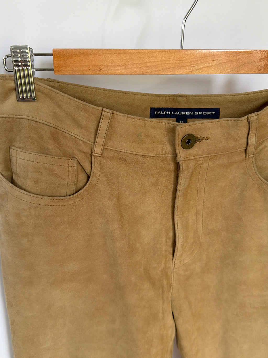 RL Sport Suede Bootcut Pants (M)