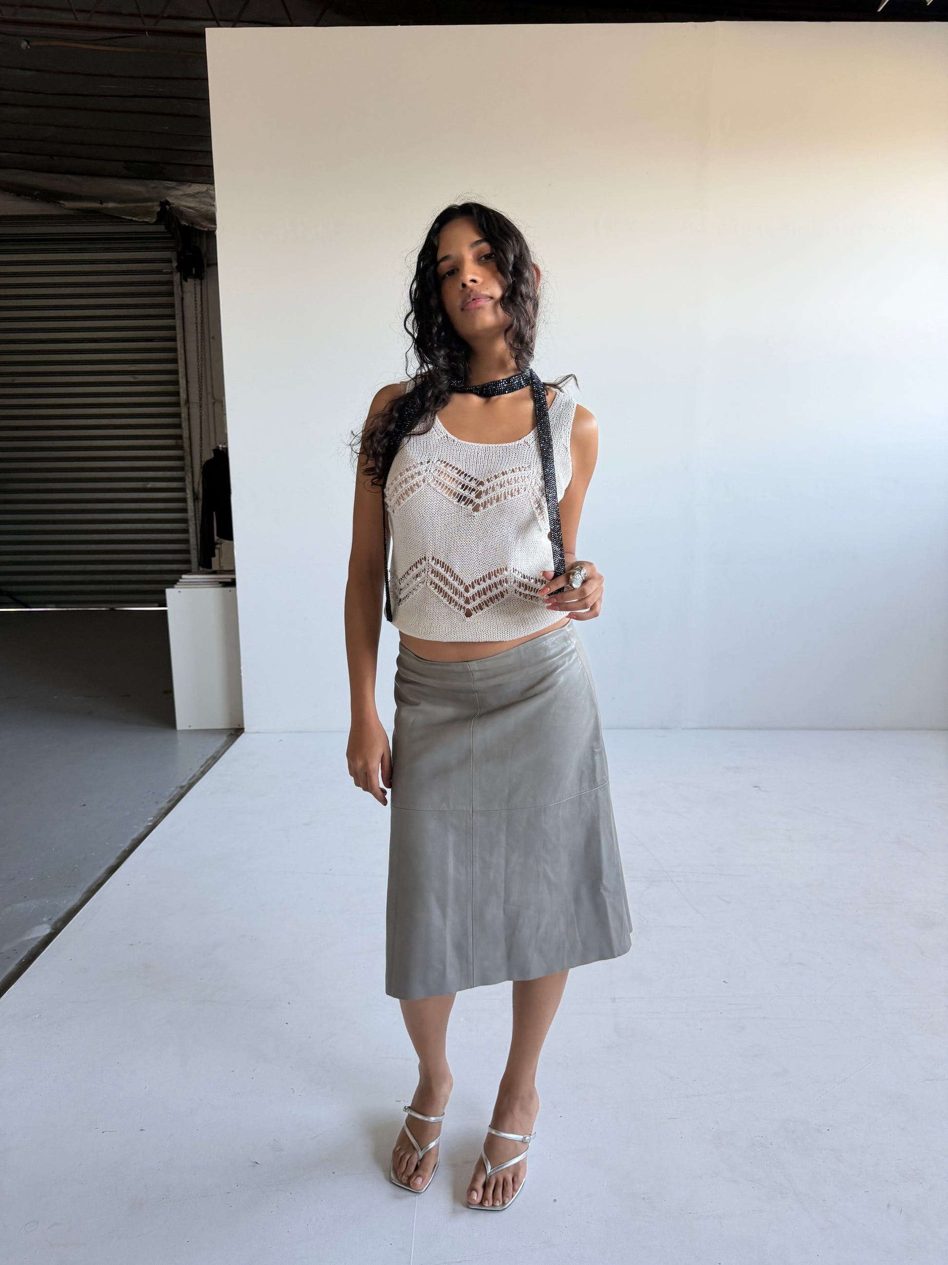 Knit Beaded Top (XS)
