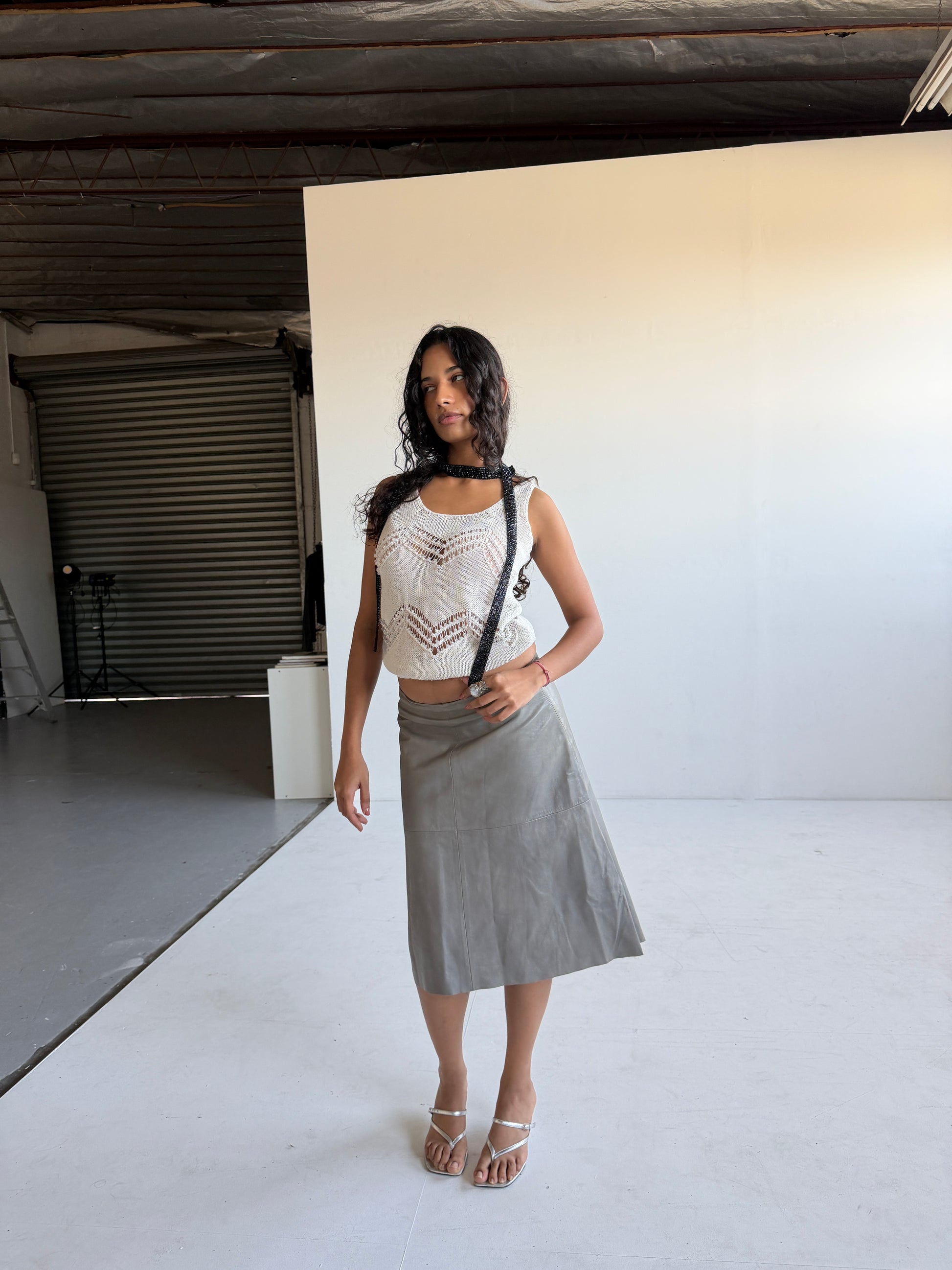 Knit Beaded Top (XS)
