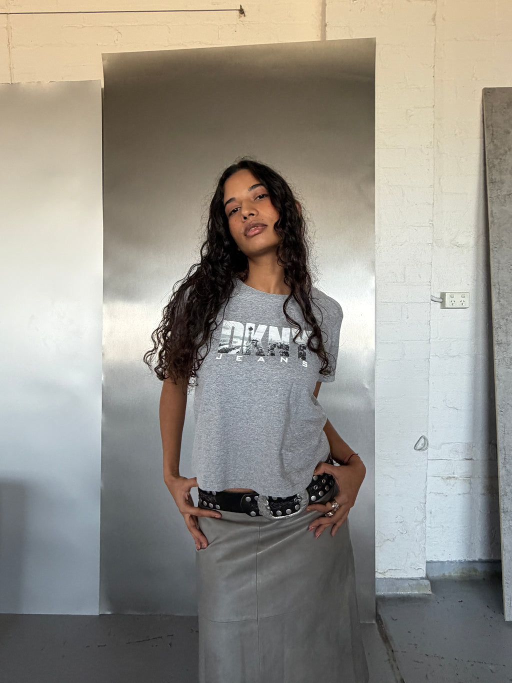 Iconic DKNY Baby Tee (S/M)
