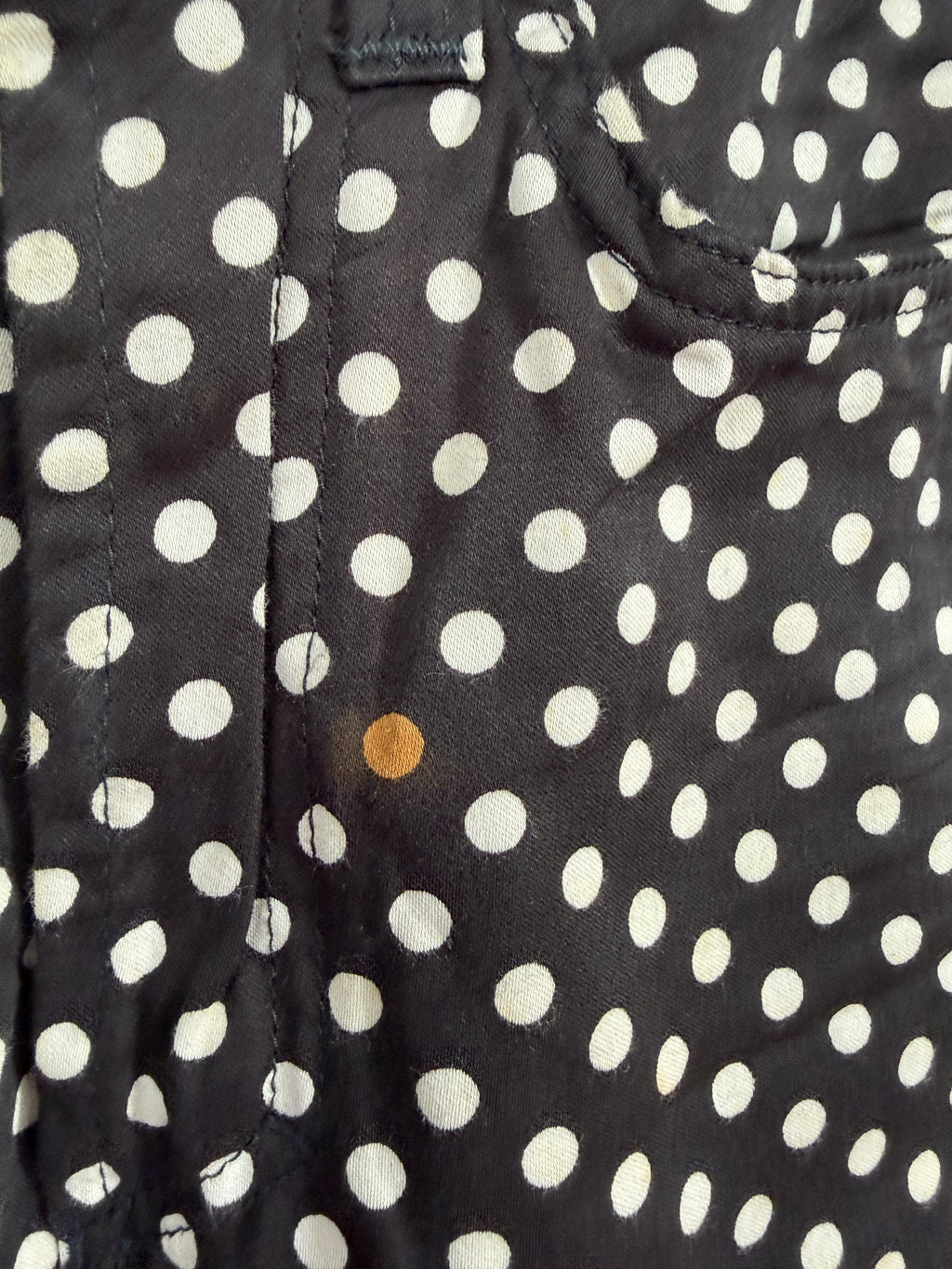 Polka Dot Cotton Pants (XS)