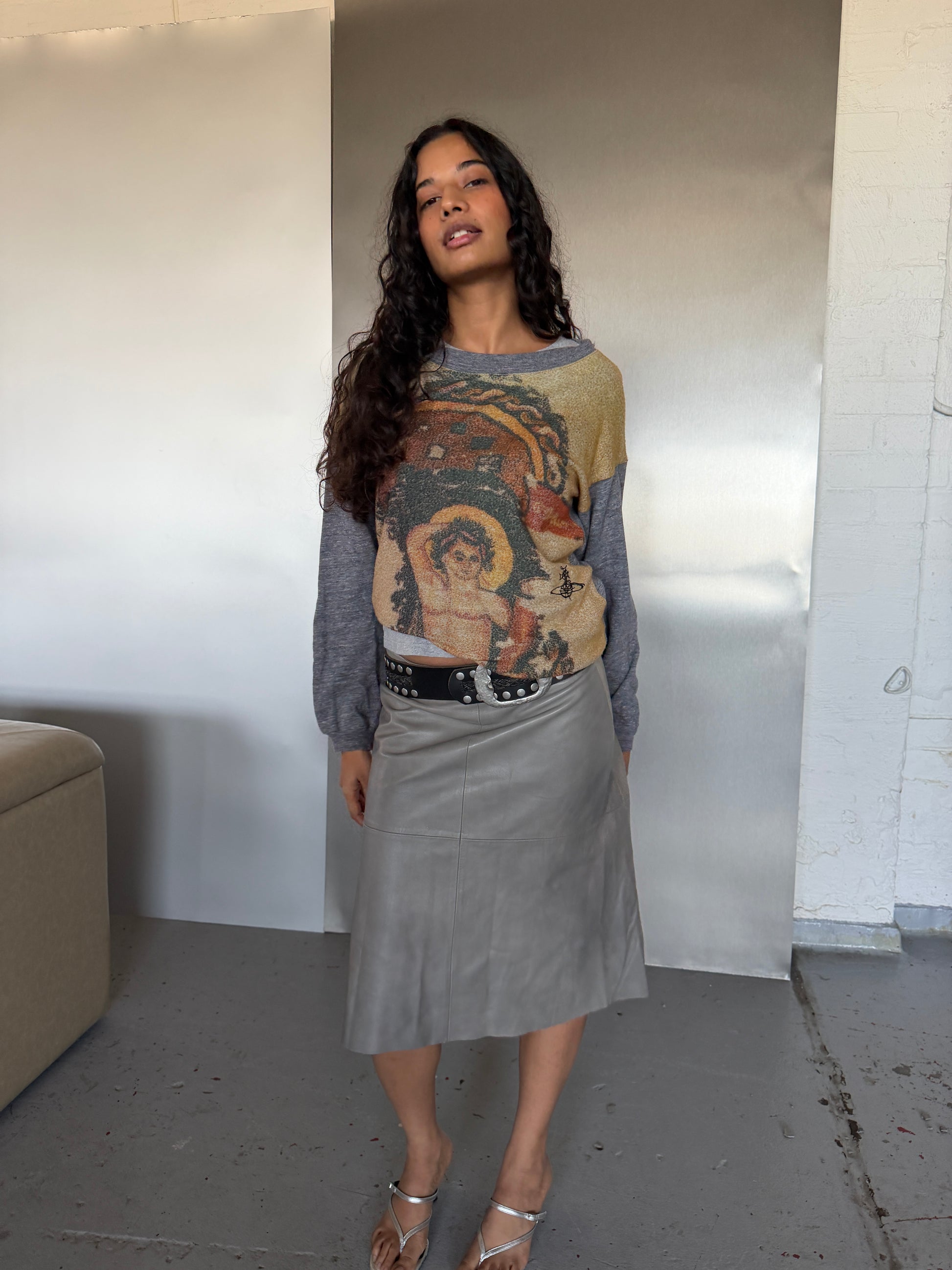 DKNY Leather Skirt (12/14)