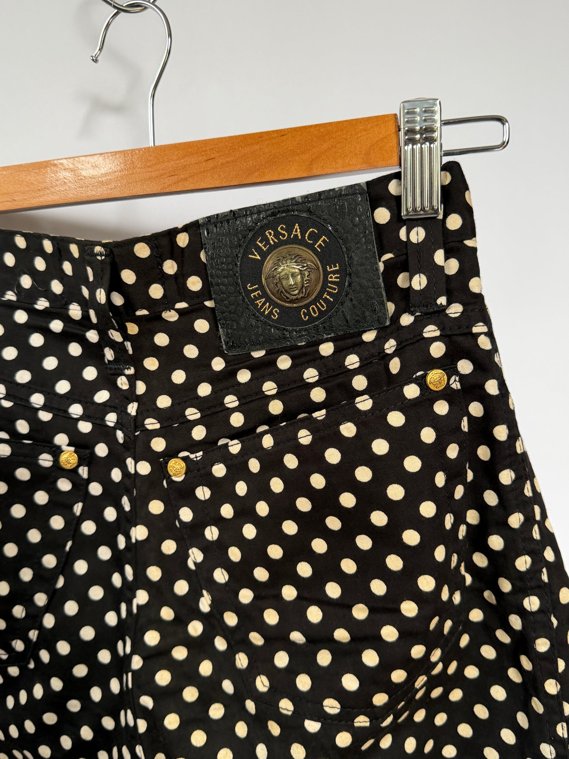 Polka Dot Cotton Pants (XS)