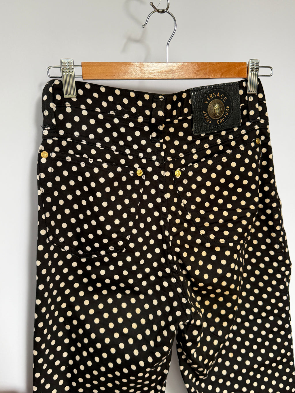 Polka Dot Cotton Pants (XS)