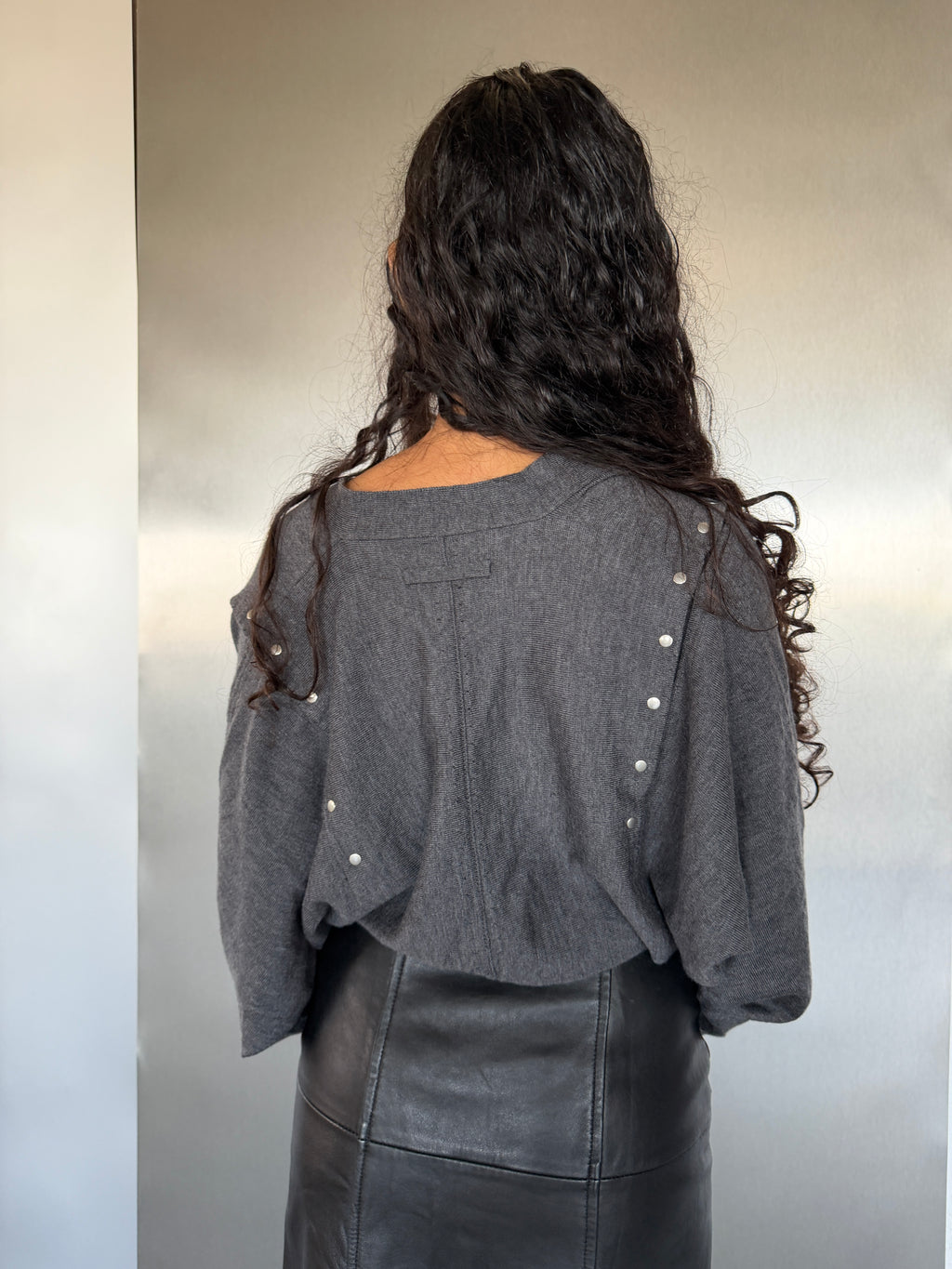 JPG Studded Batwing Cardigan (S/M)