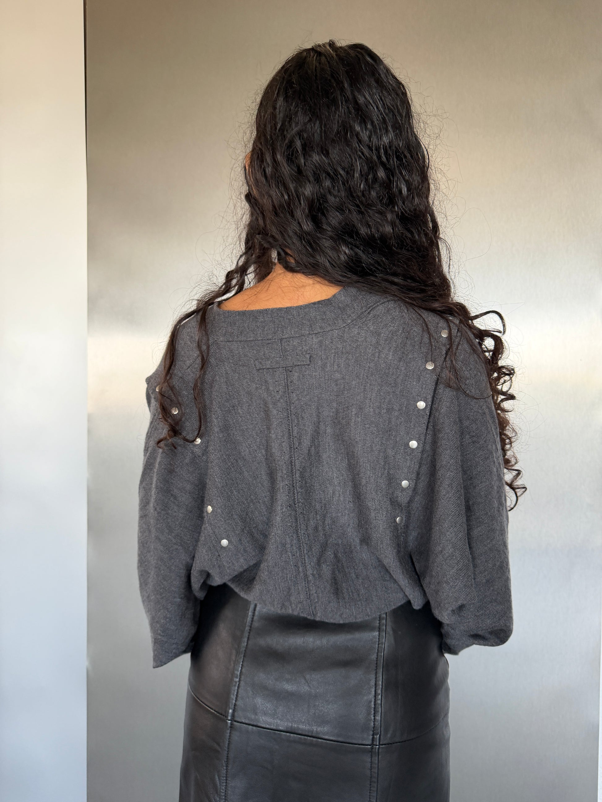 JPG Studded Batwing Cardigan (S/M)
