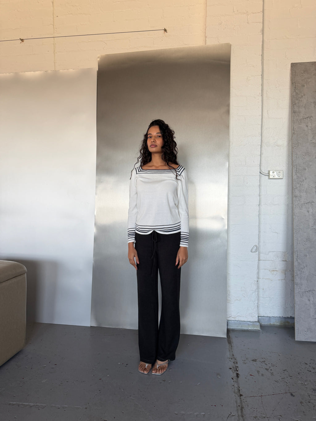 Dusty Lounge Pants — Charcoal
