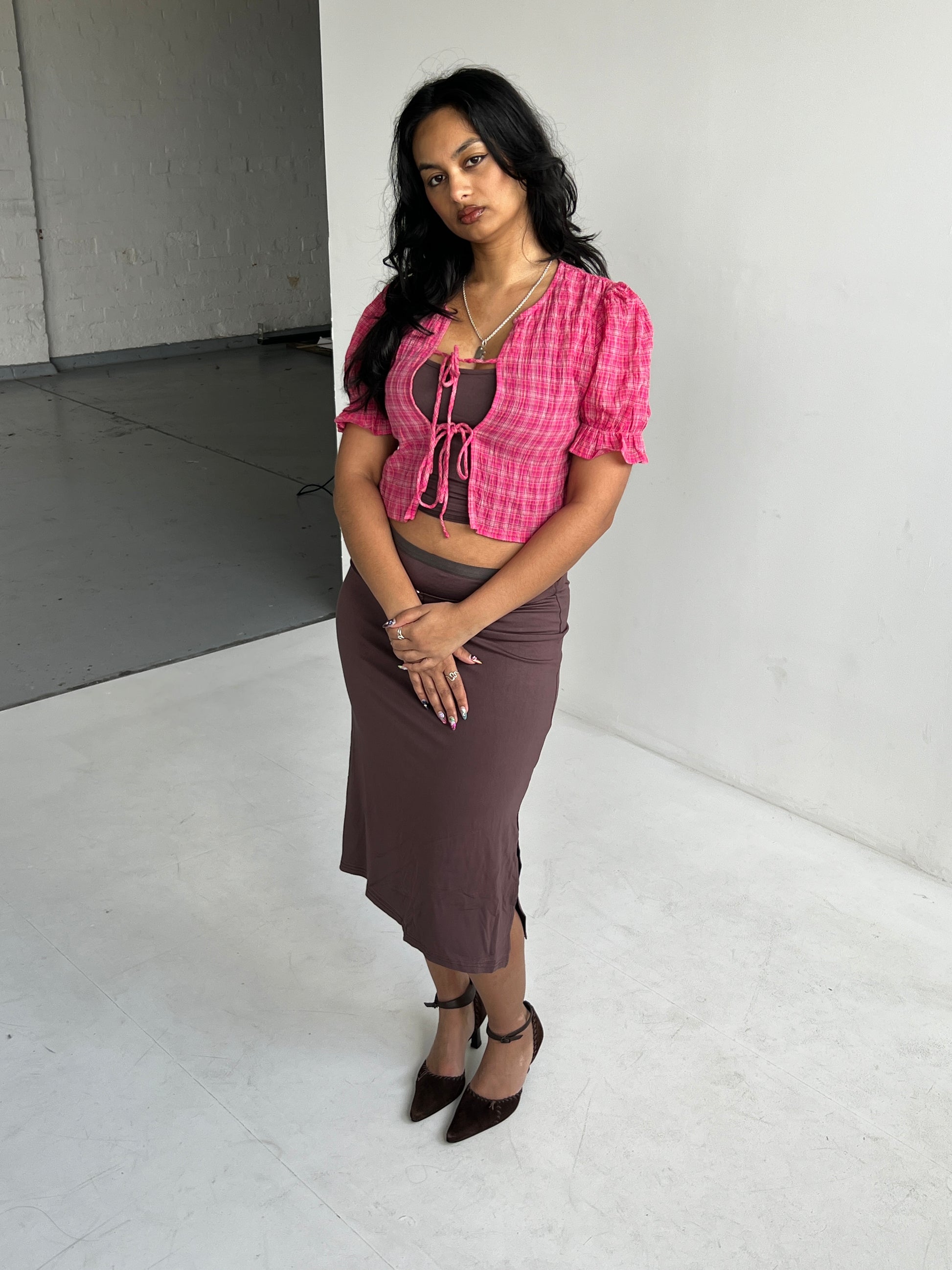 Kismet Plaid Top