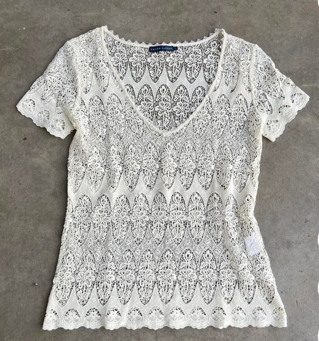 Ralph Lauren Lace Top (XS/S)