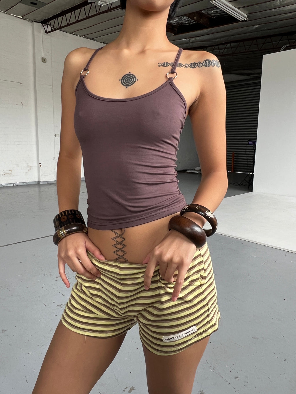 Aquila O'Ring Tank Top — Umber
